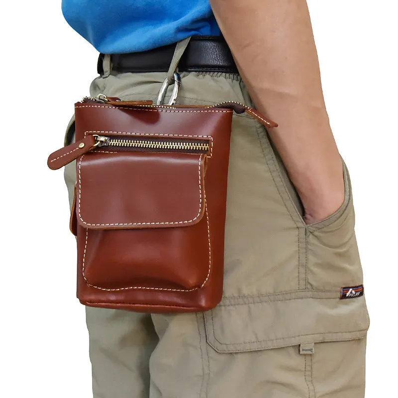 Leather Cell Phone Holster Belt Pouch for Men Waist Bag BELT BAG Shoulder Bag For Men