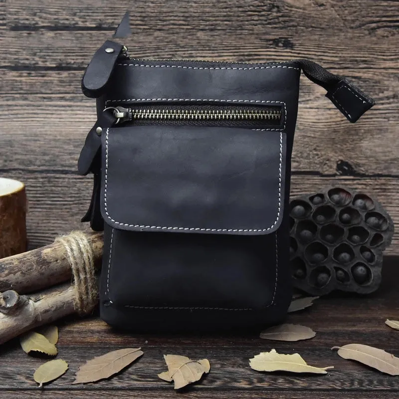 Leather Cell Phone Holster Belt Pouch for Men Waist Bag BELT BAG Shoulder Bag For Men