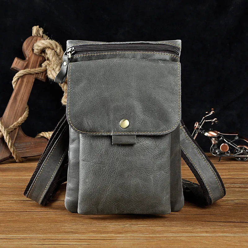 Leather Cell Phone Holster Belt Pouch for Men Waist Bags BELT BAGs Shoulder Bag For Men