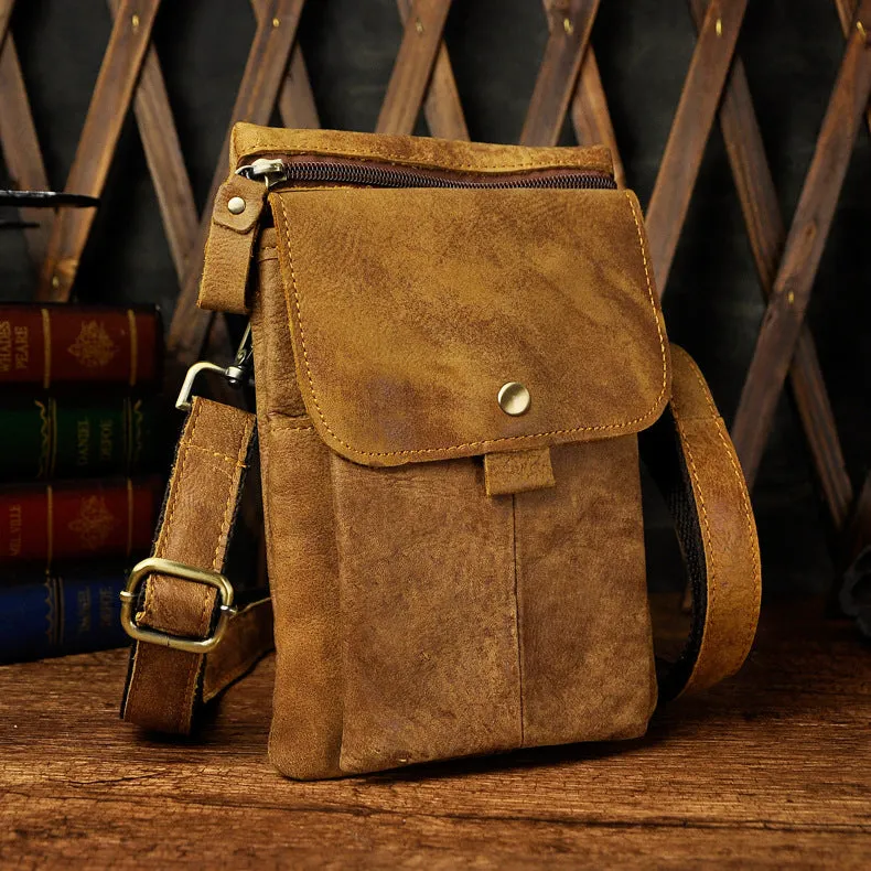 Leather Cell Phone Holster Belt Pouch for Men Waist Bags BELT BAGs Shoulder Bag For Men