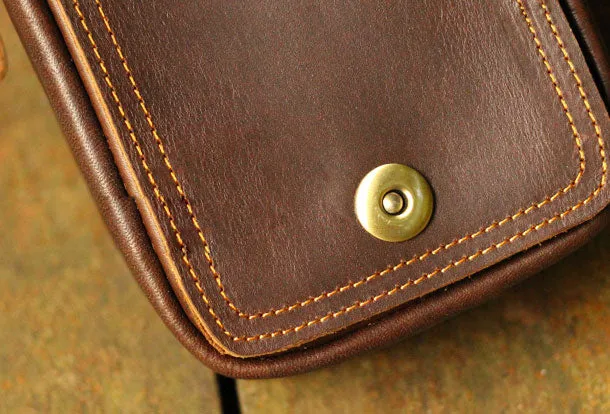 Leather Mens Small Belt Pouch Waist Bag Hip Pack Belt Bag for Men