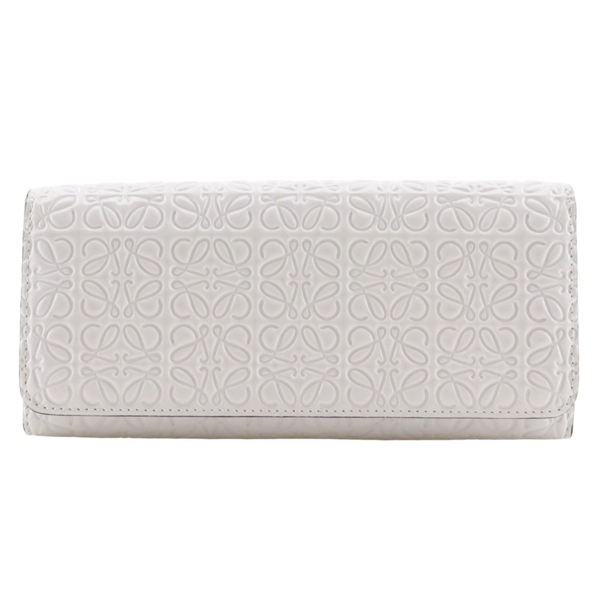 Loewe Repeat Leather Long Wallet (Bi-Fold) (Pre-Owned)