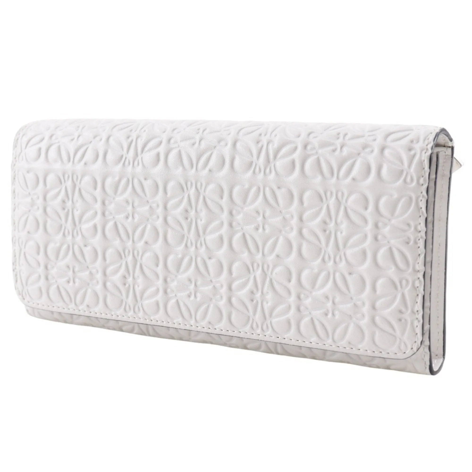 Loewe Repeat Leather Long Wallet (Bi-Fold) (Pre-Owned)