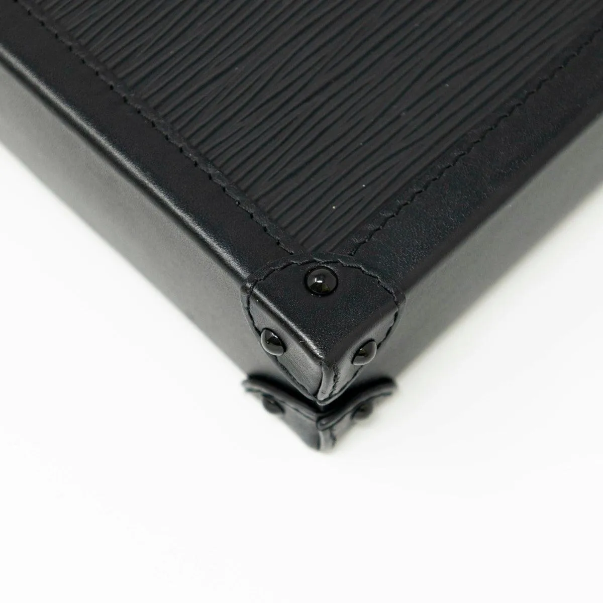 Louis Vuitton Black Vertical Trunk Pochette