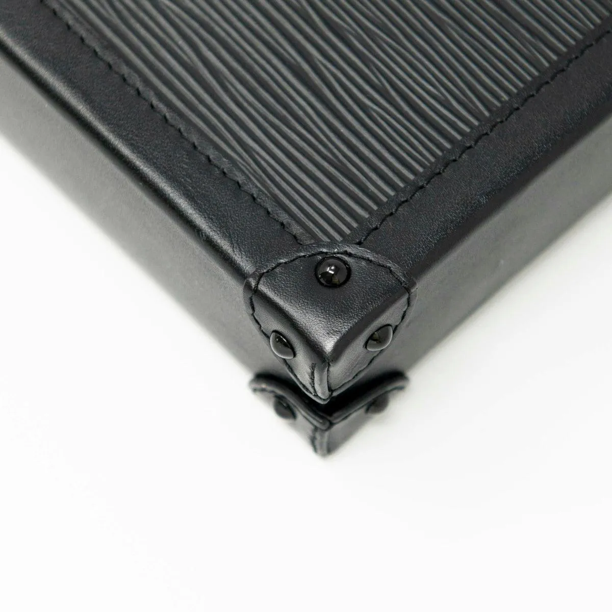 Louis Vuitton Black Vertical Trunk Pochette