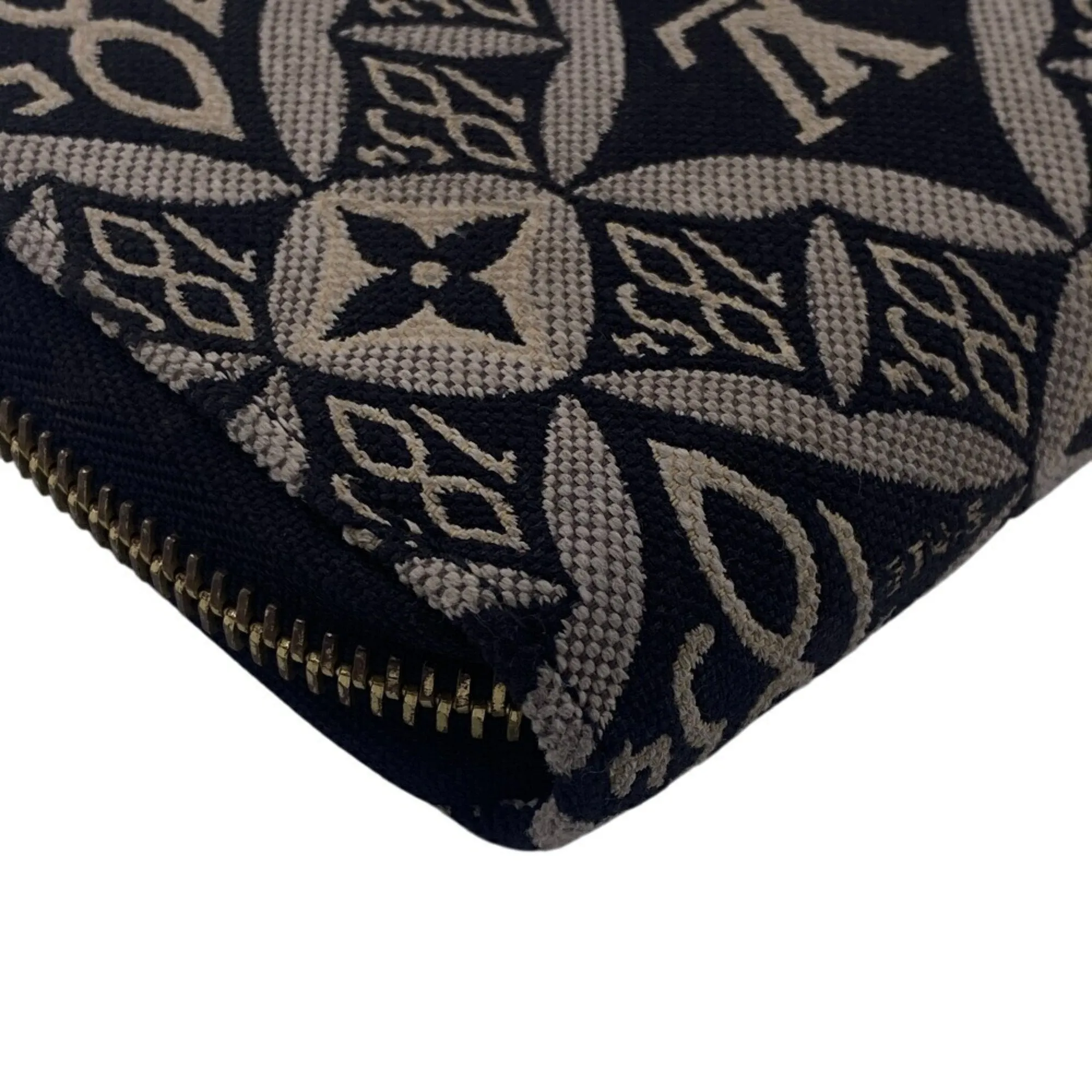 Louis Vuitton  Canvas Leather Long Wallet (Bi-Fold) (Pre-Owned)