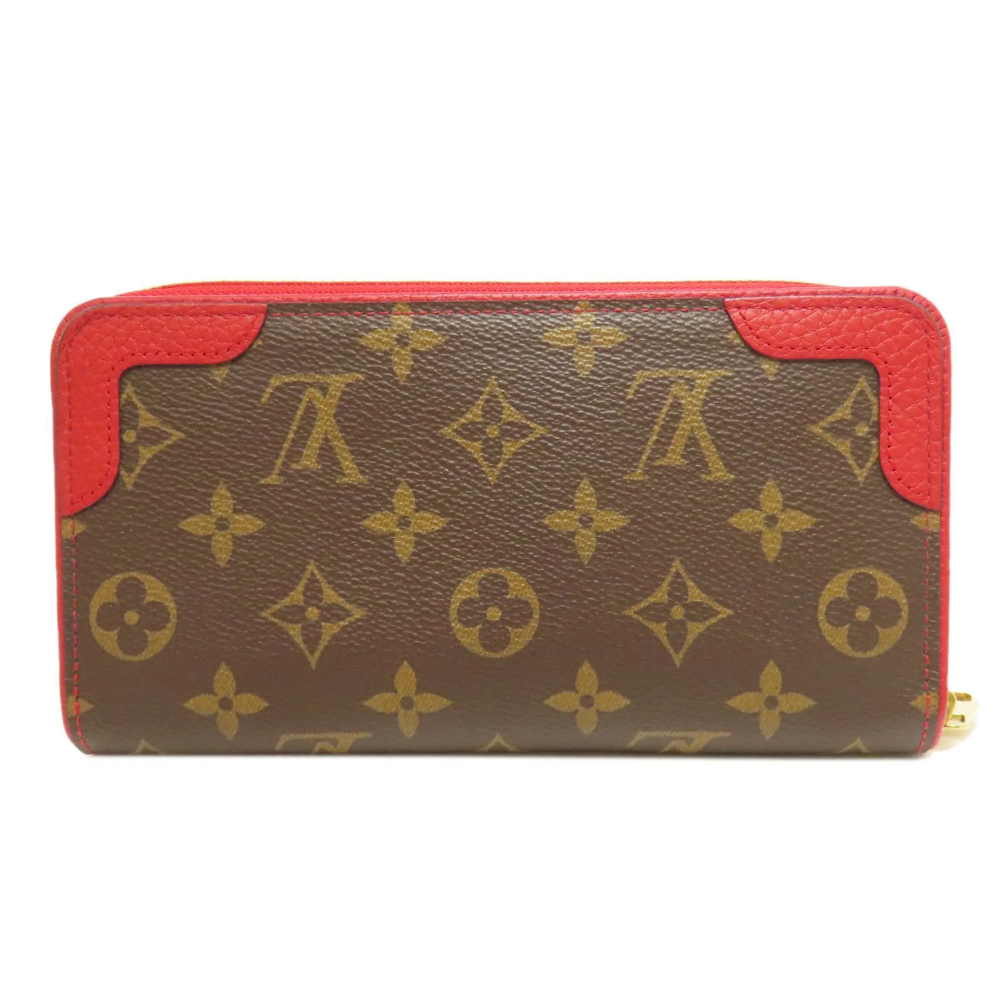 Louis Vuitton Cerise Monogram Monogram Long Wallet (Bi-Fold) (Pre-Owned)