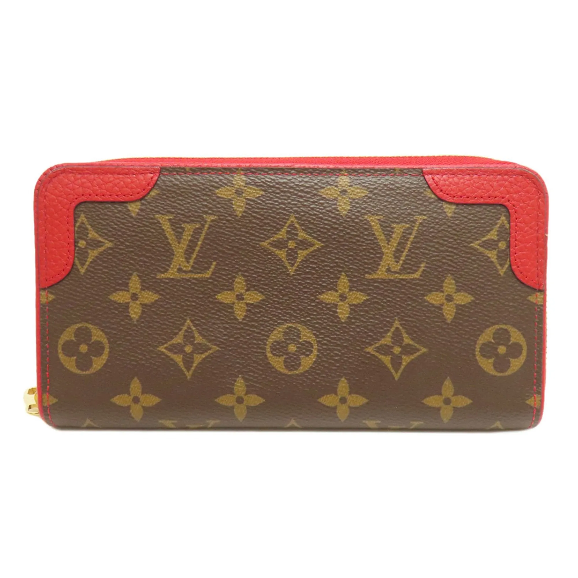 Louis Vuitton Cerise Monogram Monogram Long Wallet (Bi-Fold) (Pre-Owned)