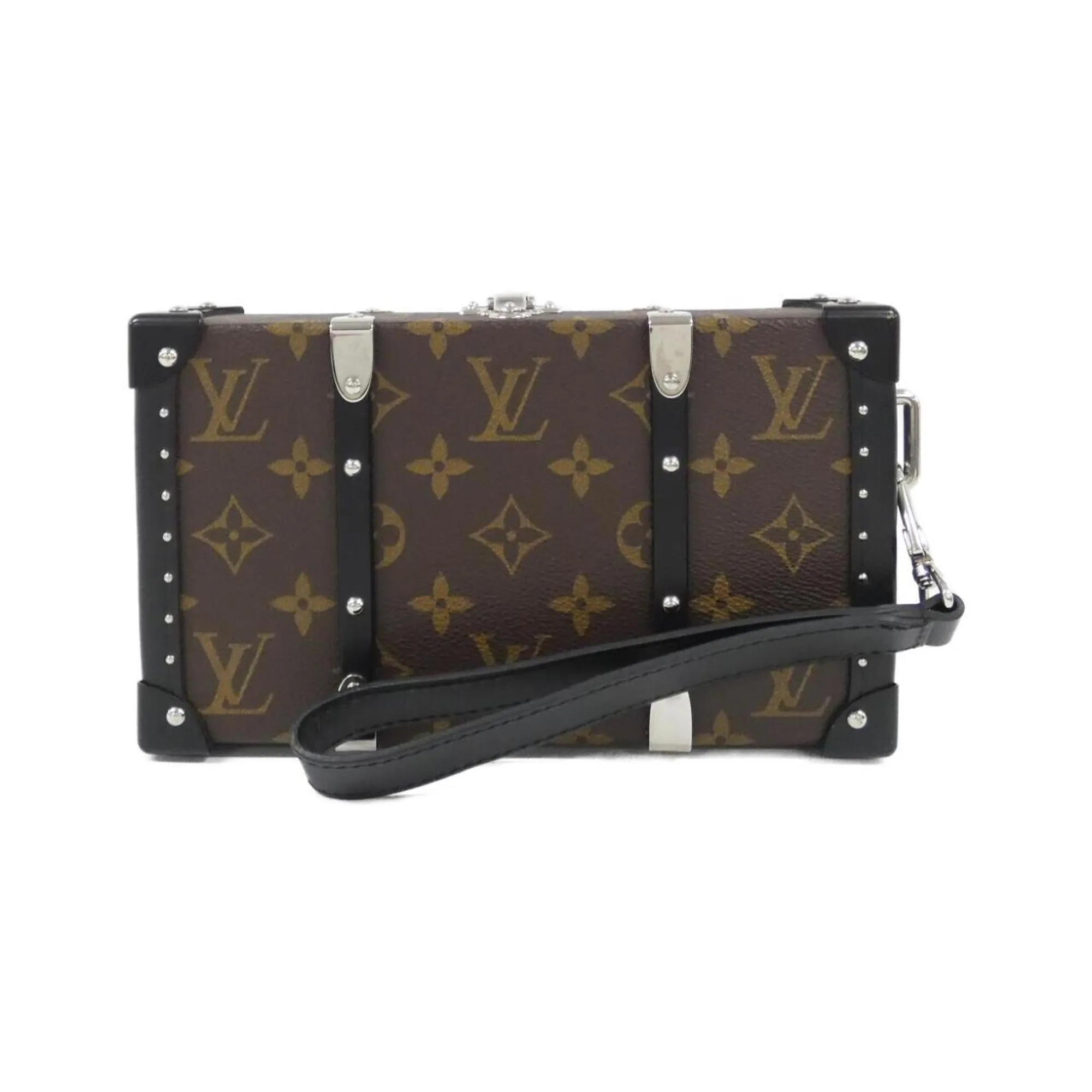 Louis Vuitton Coated Canvas Chain/Shoulder Wallet (Pre-Owned)