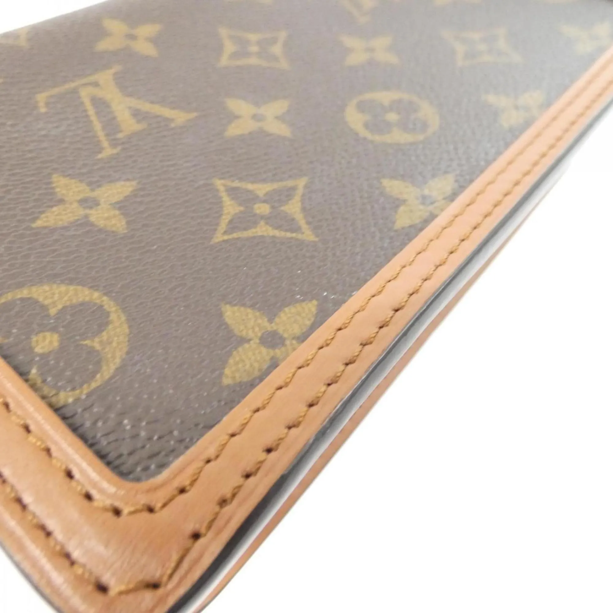 Louis Vuitton Coated Canvas Chain/Shoulder Wallet (Pre-Owned)