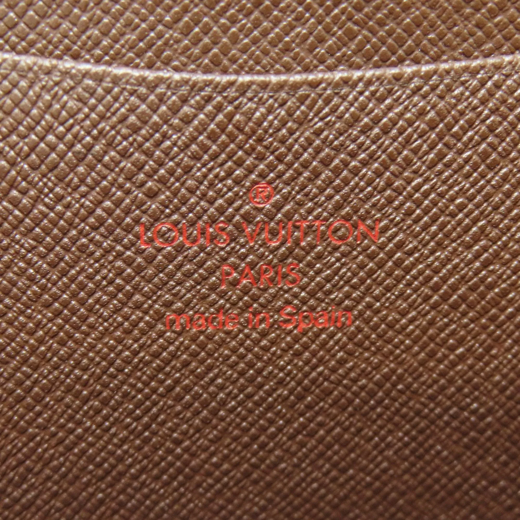 Louis Vuitton Damier Canvas Ebene Damier Canvas Long Wallet (Bi-Fold) (Pre-Owned)