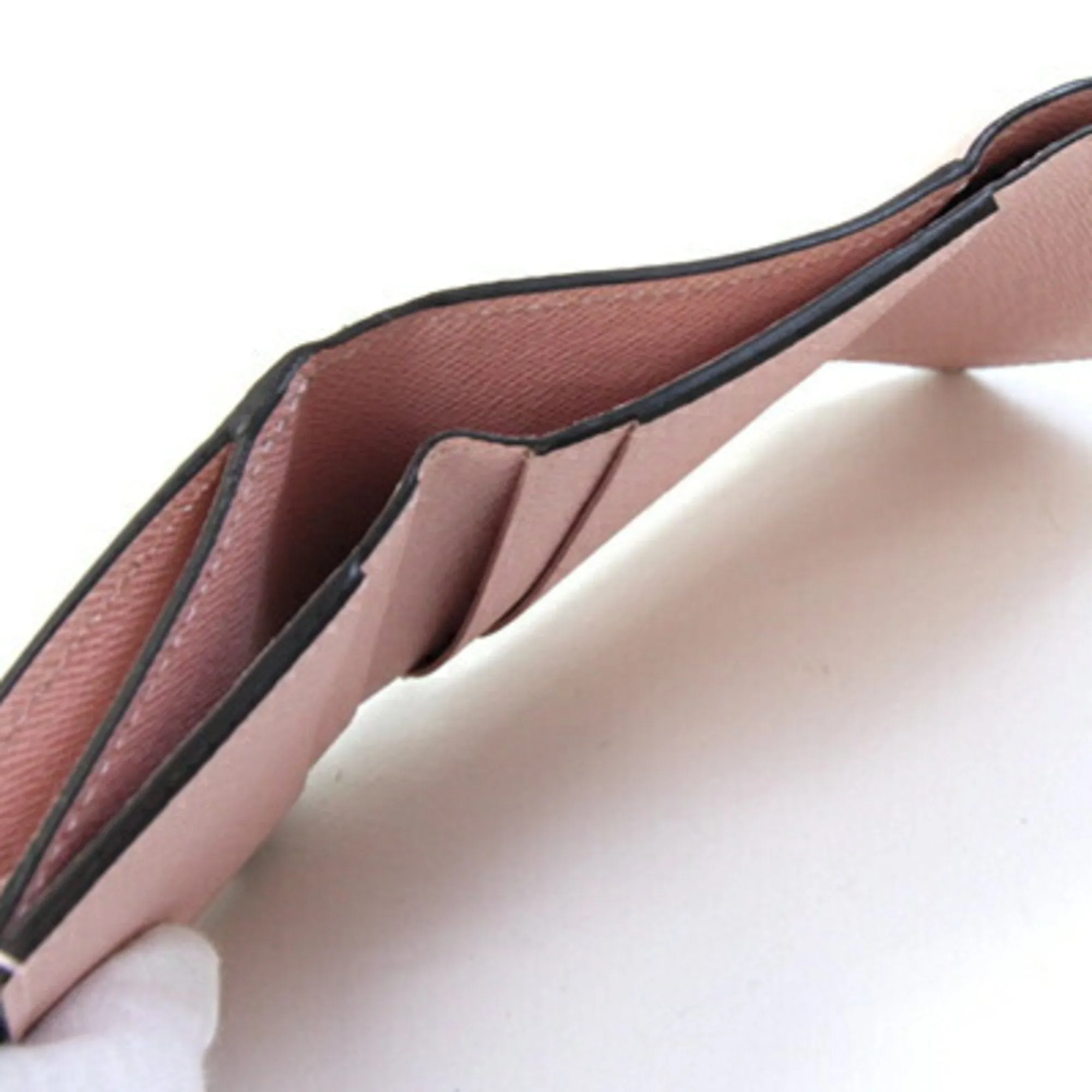 Louis Vuitton Damier Canvas pink Rose Ballerine Leather Damier Canvas Wallet (Tri-Fold) (Pre-Owned)