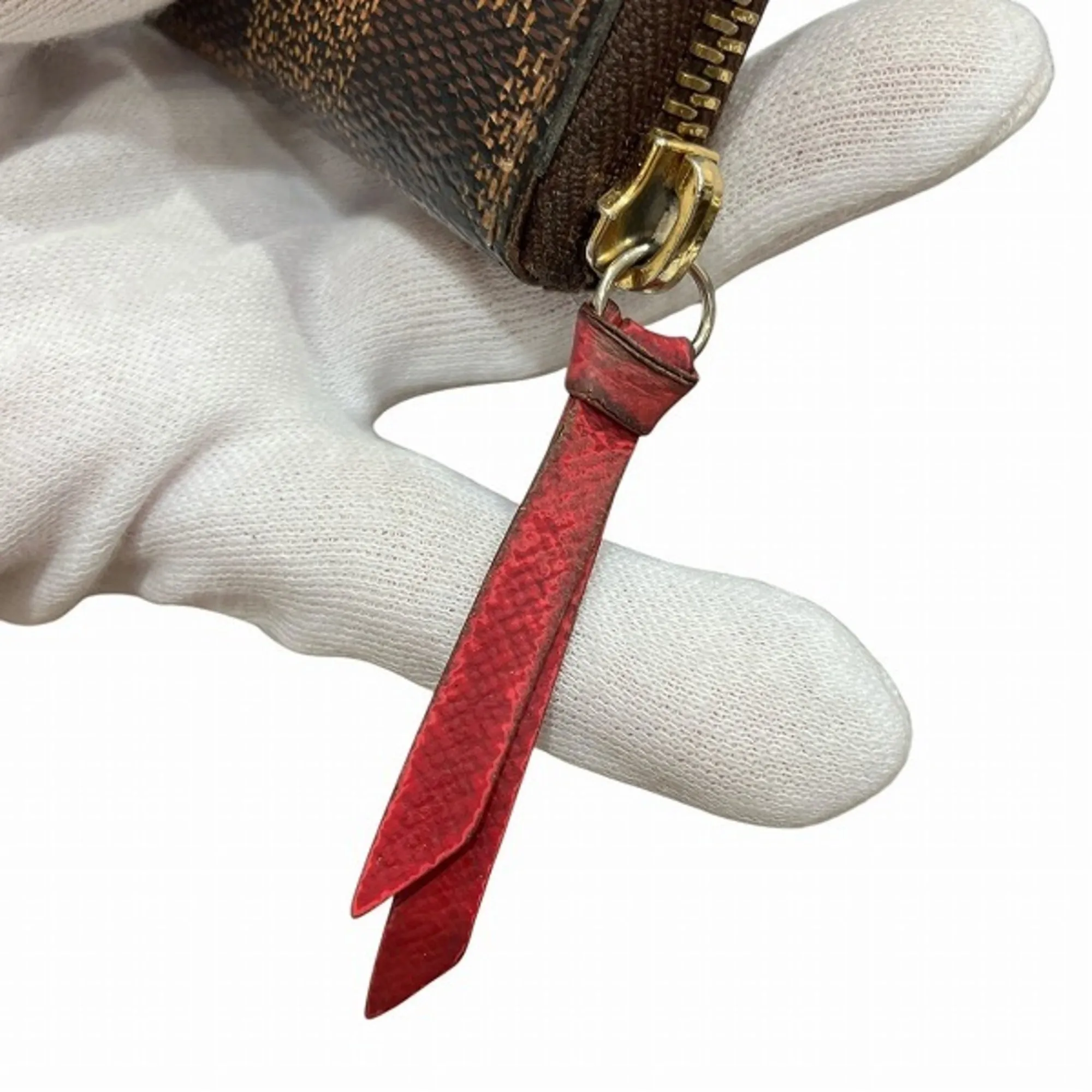 Louis Vuitton Damier Cerise Damier Canvas Color Damier Canvas Long Wallet (Bi-Fold) (Pre-Owned)