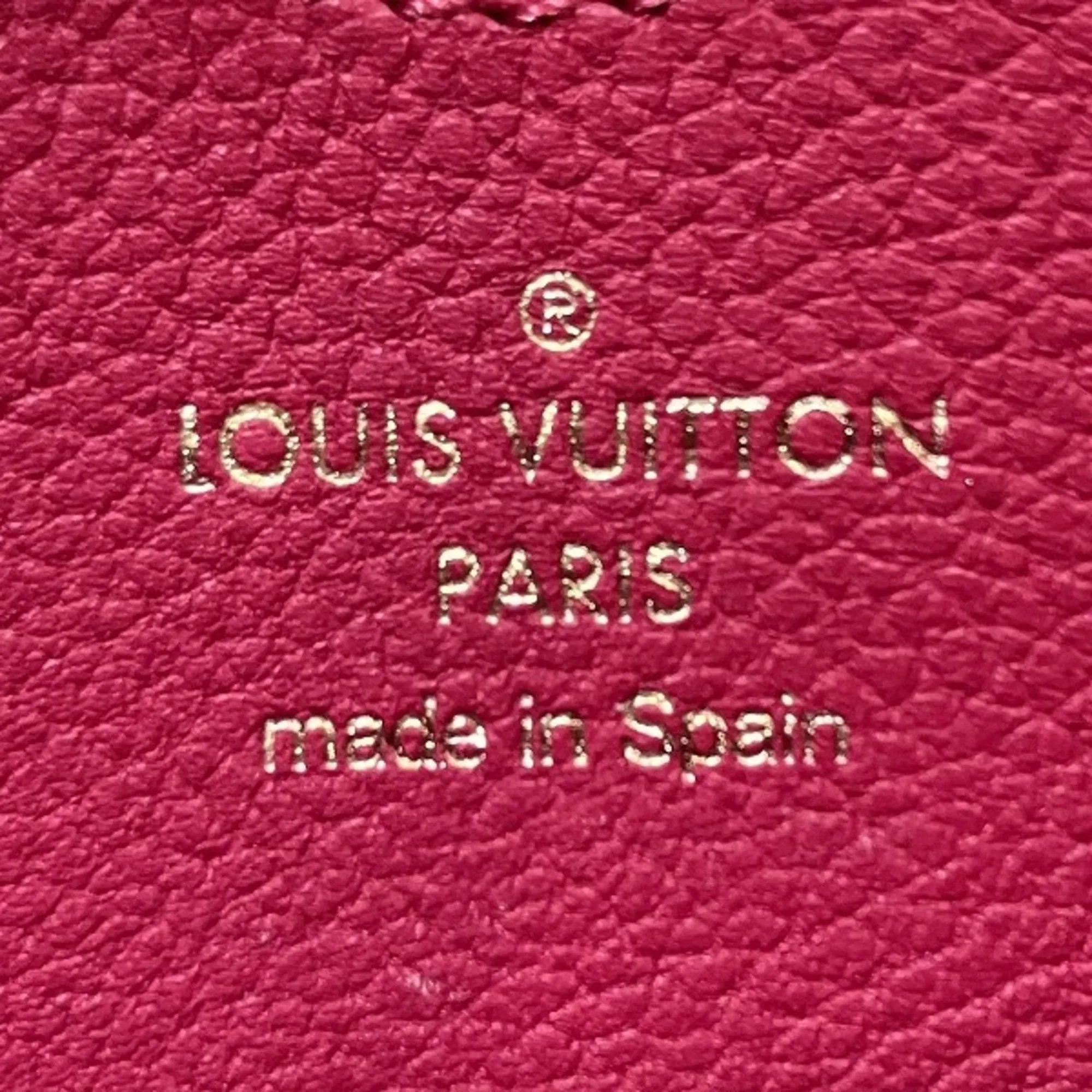 Louis Vuitton Leather Long Wallet (Bi-Fold) (Pre-Owned)