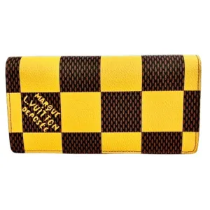Louis Vuitton Leather Long Wallet (Bi-Fold) (Pre-Owned)