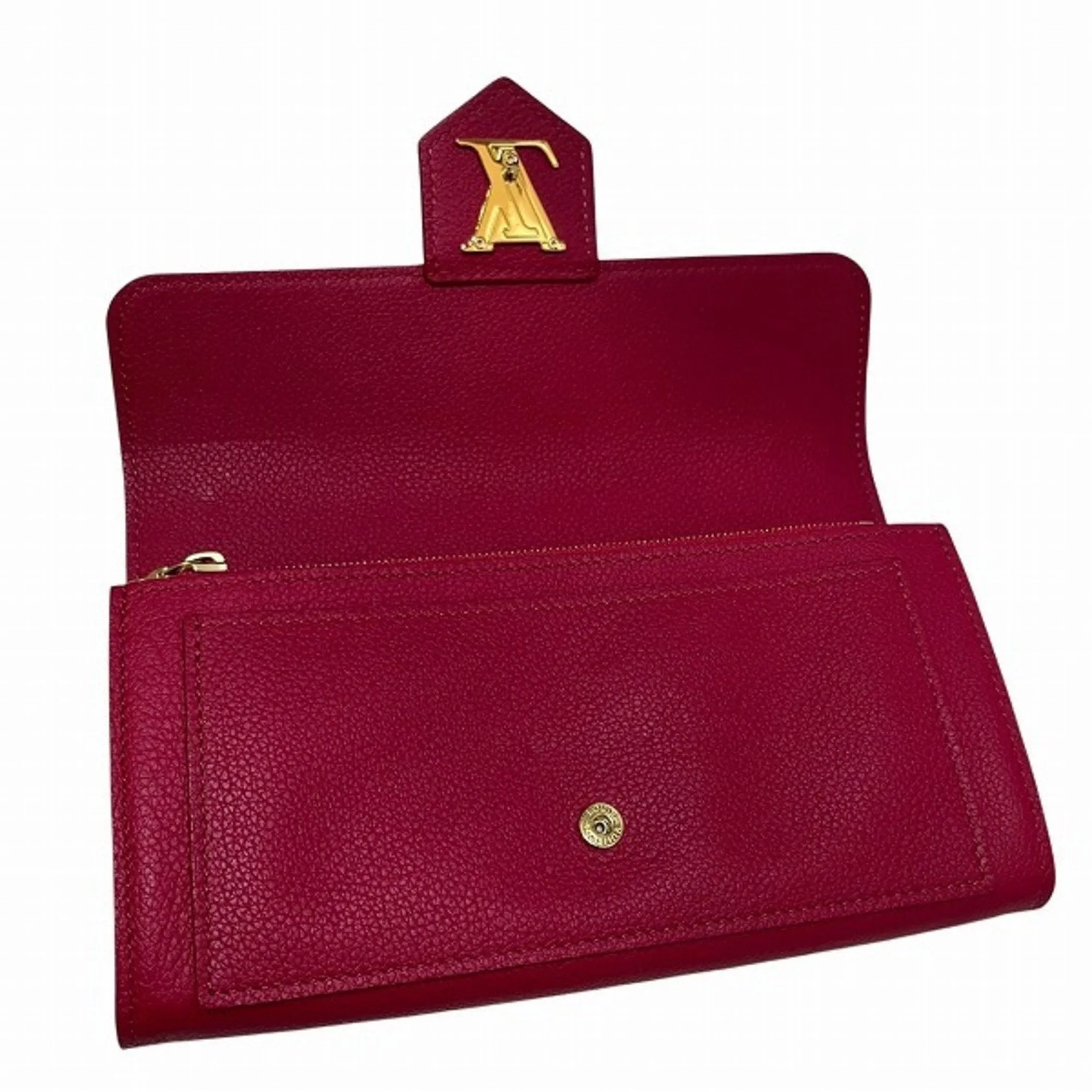 Louis Vuitton Leather Long Wallet (Bi-Fold) (Pre-Owned)