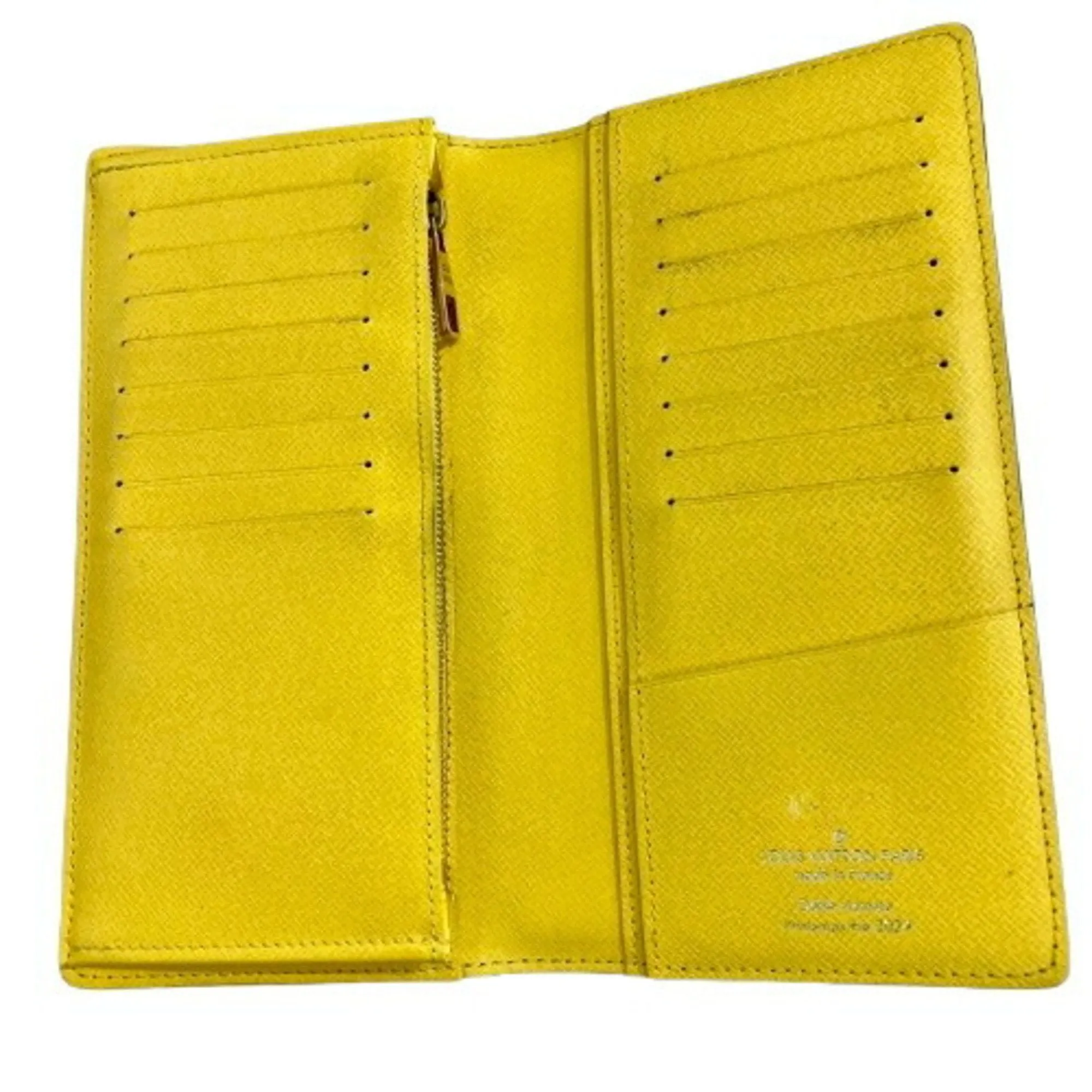 Louis Vuitton Leather Long Wallet (Bi-Fold) (Pre-Owned)