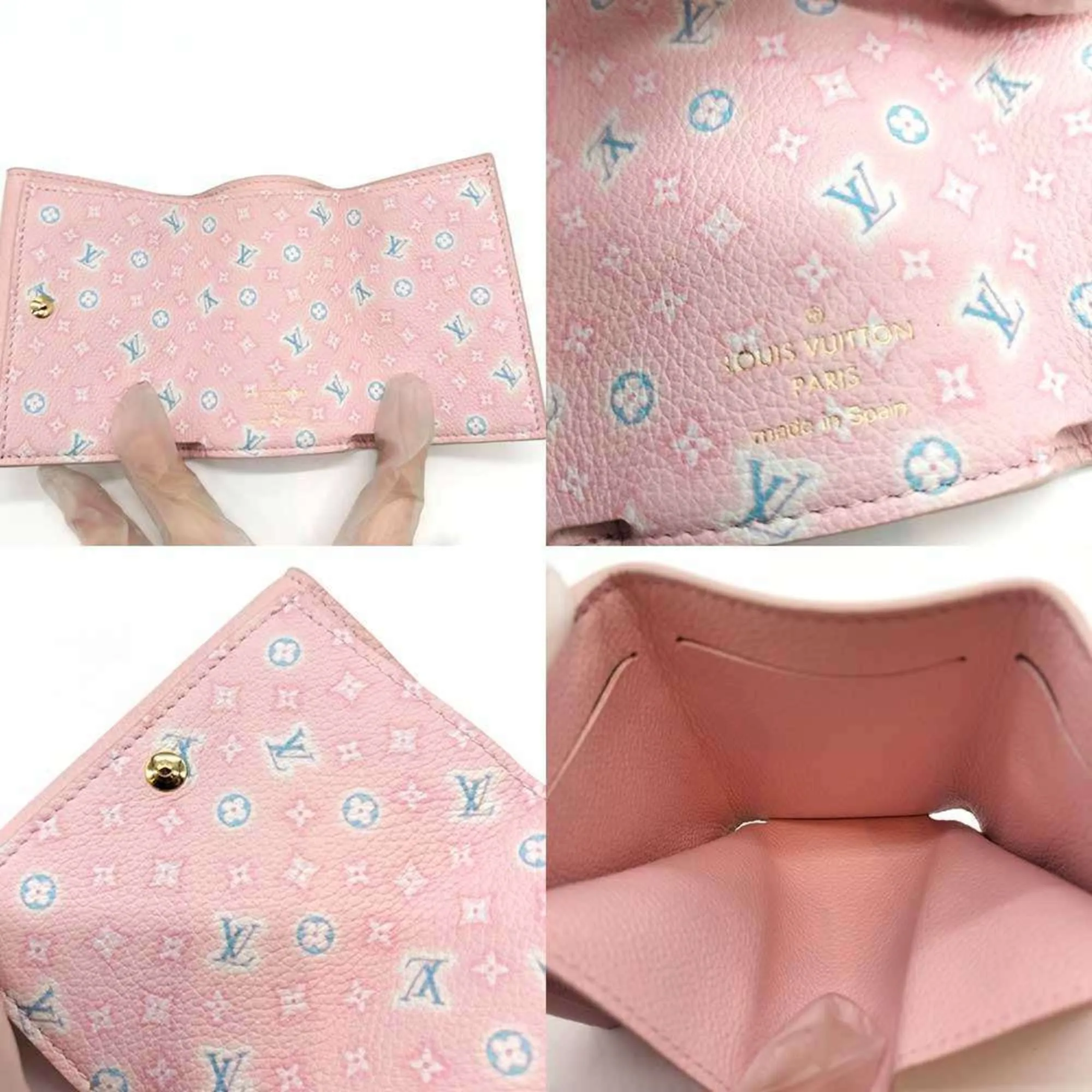 Louis Vuitton Leather Wallet (Tri-Fold) (Pre-Owned)