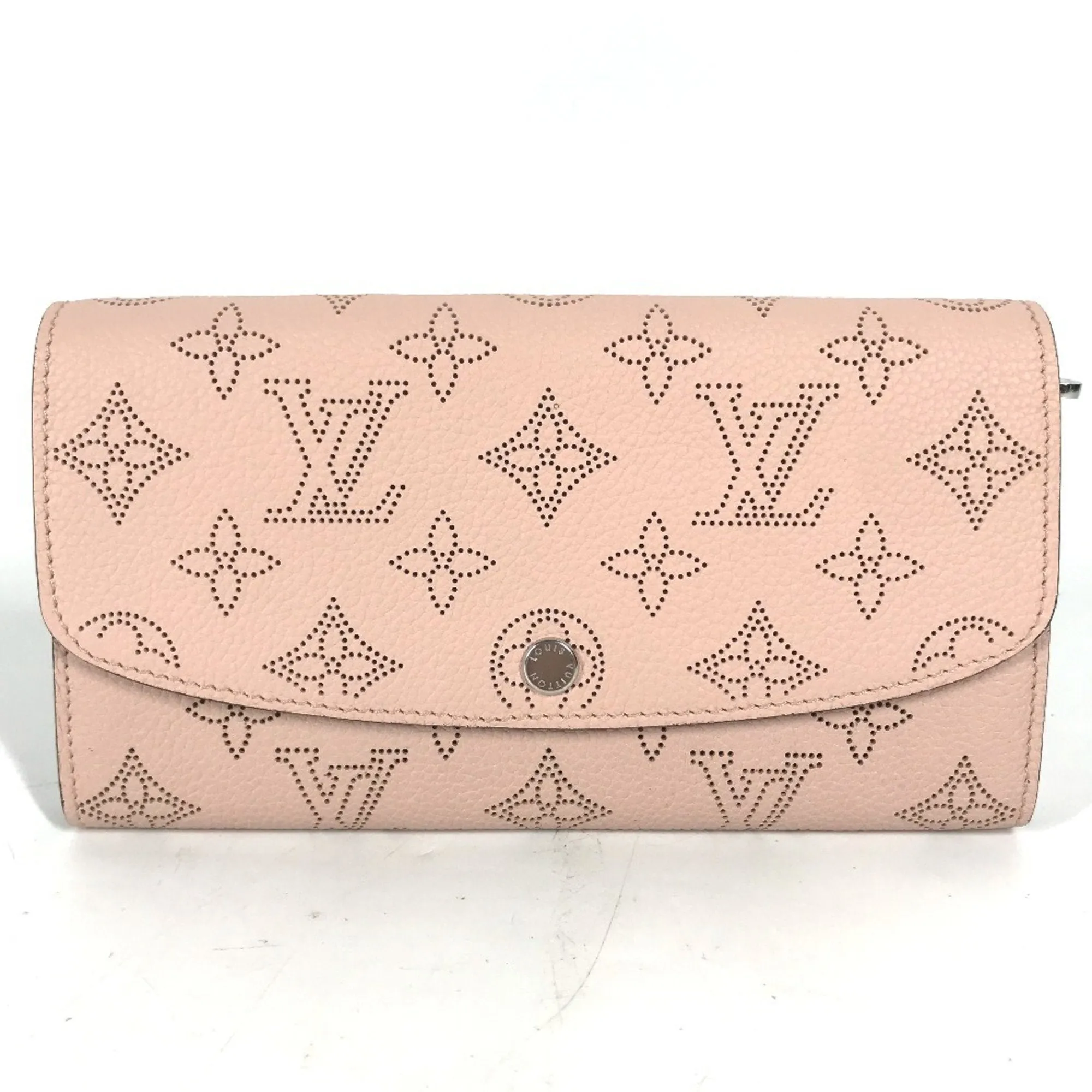 Louis Vuitton Magnolia pink Mahina Leather Long Wallet (Bi-Fold) (Pre-Owned)