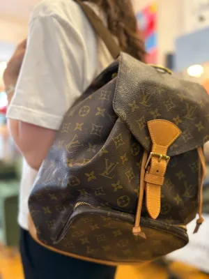 Louis Vuitton Monogram Canvas Montsouris Backpack