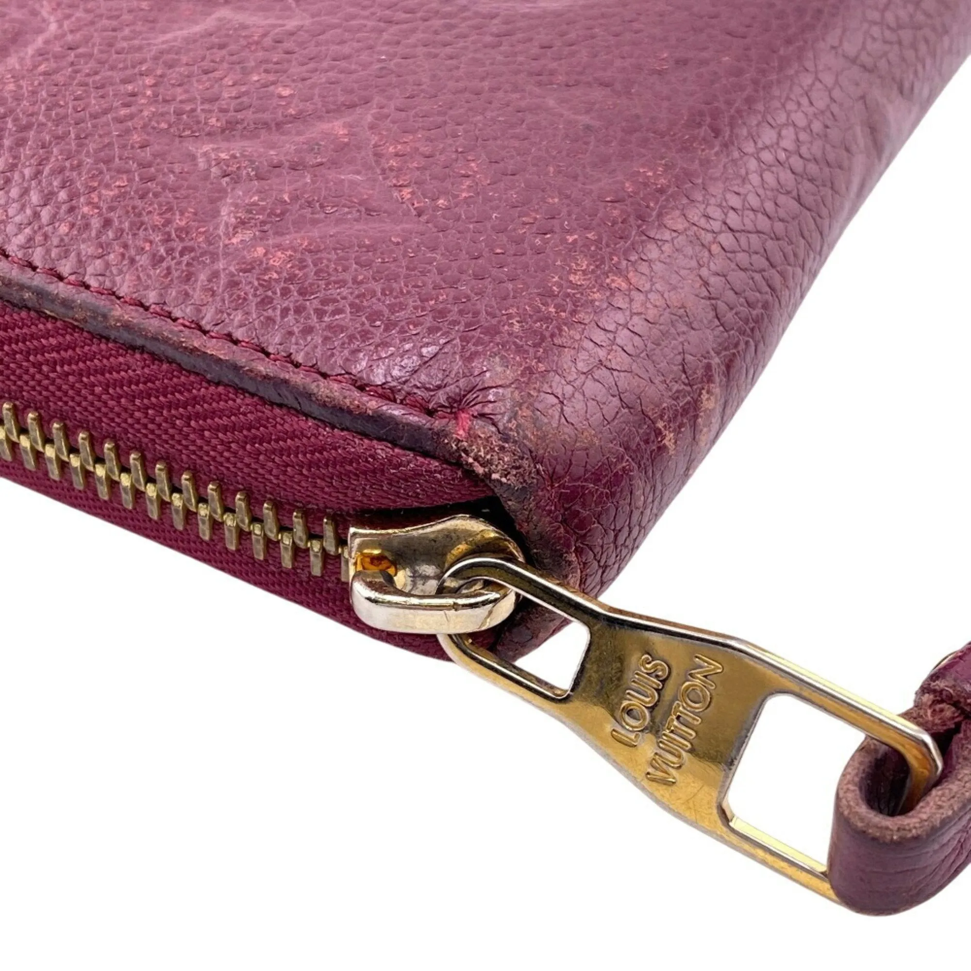 Louis Vuitton Monogram Empreinte Leather Long Wallet (Bi-Fold) (Pre-Owned)
