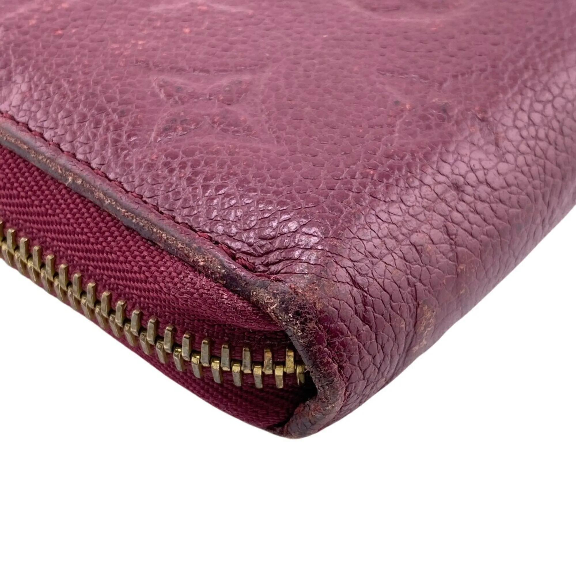Louis Vuitton Monogram Empreinte Leather Long Wallet (Bi-Fold) (Pre-Owned)