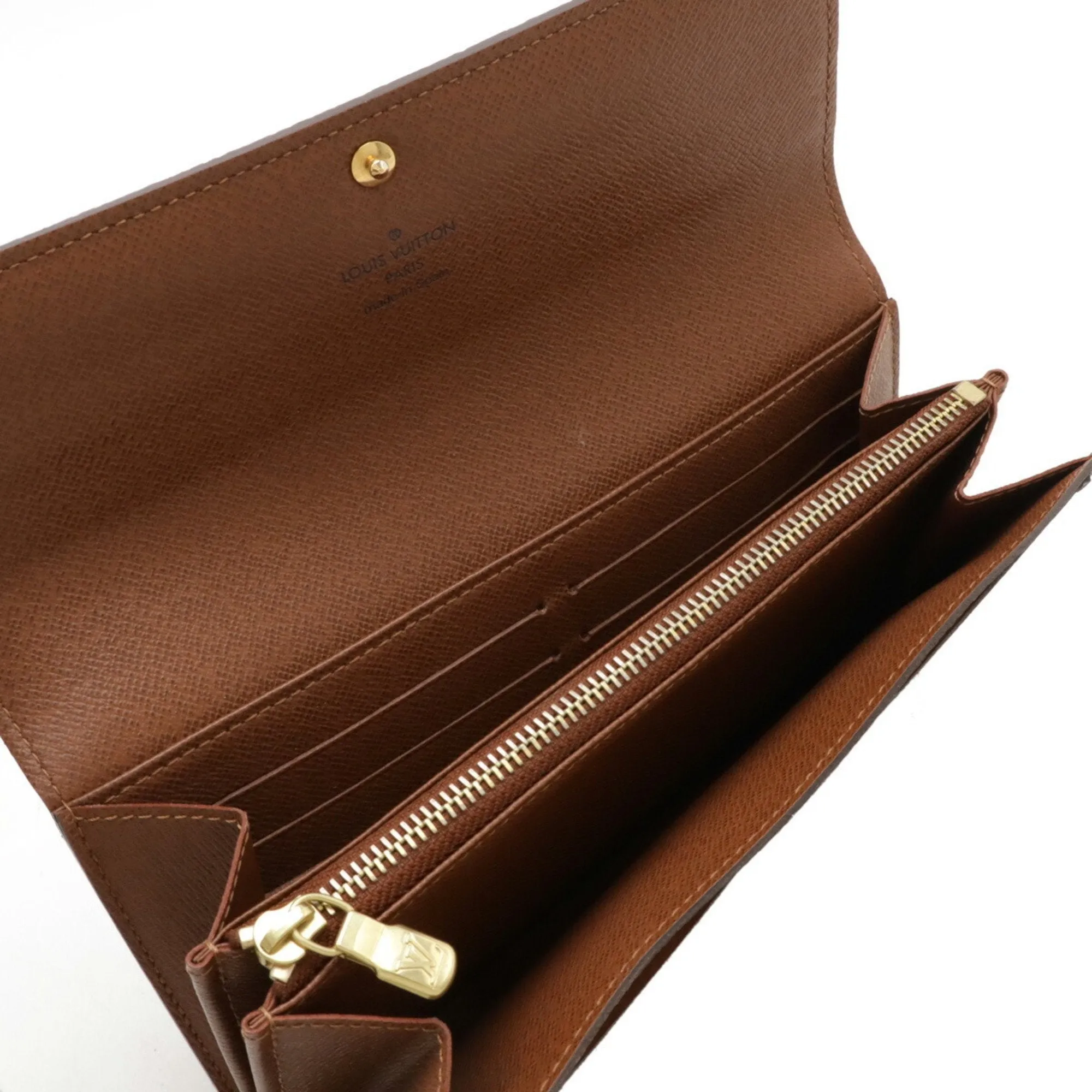 Louis Vuitton Monogram Long Wallet (Bi-Fold) (Pre-Owned)