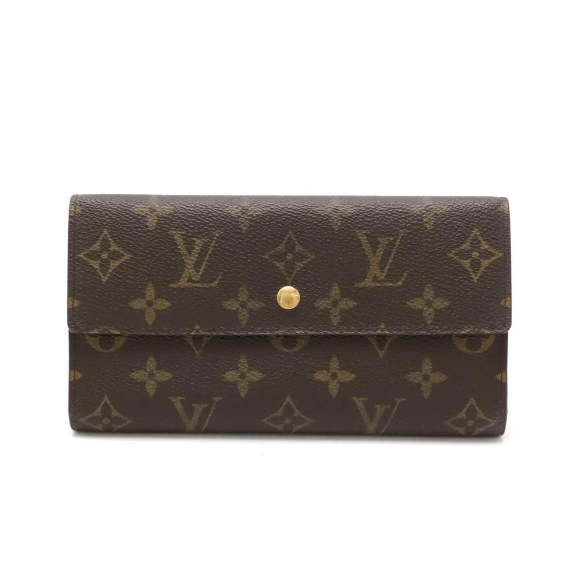 Louis Vuitton Monogram Long Wallet (Tri-Fold) (Pre-Owned)