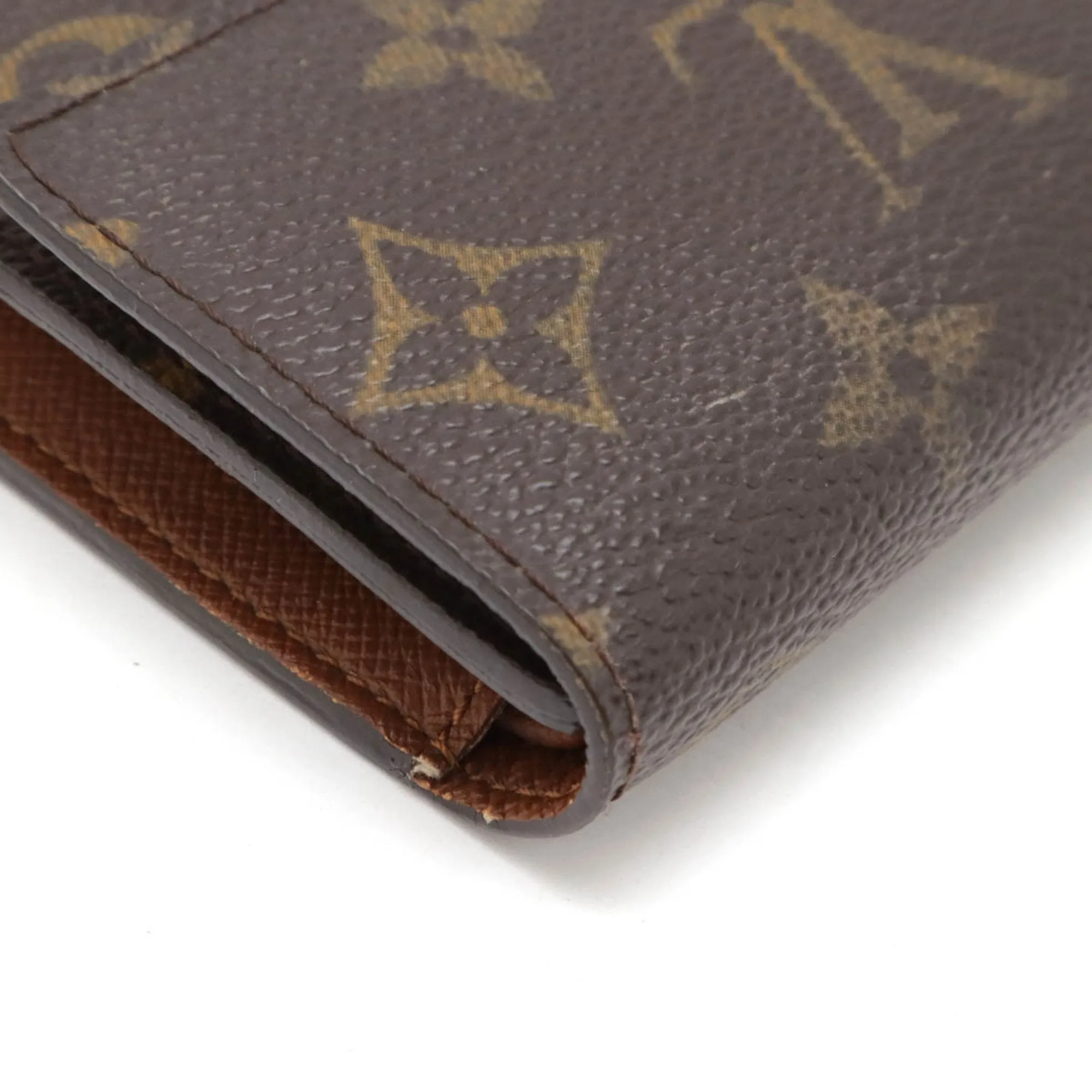 Louis Vuitton Monogram Long Wallet (Tri-Fold) (Pre-Owned)