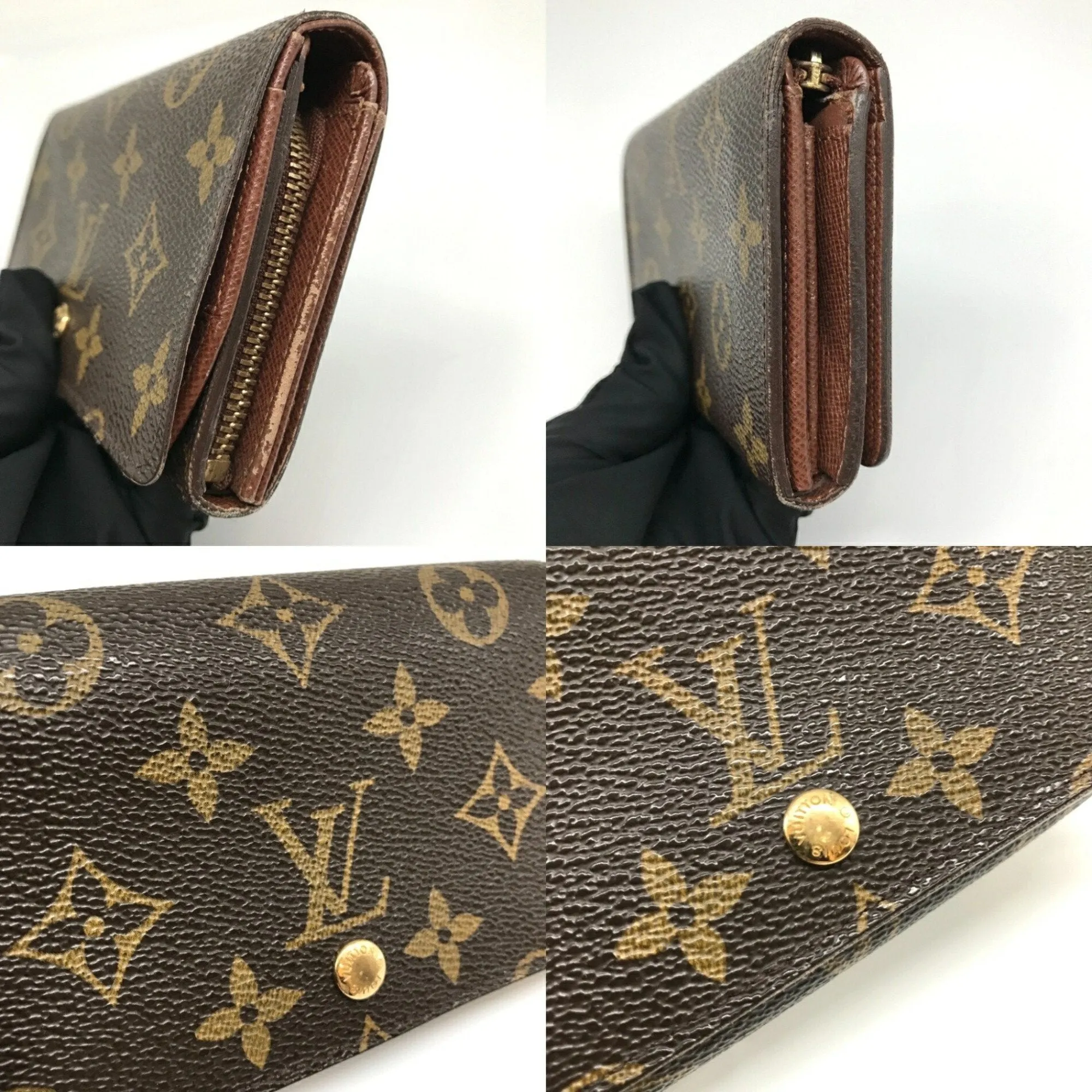 Louis Vuitton Monogram Monogram Middle Wallet (Bi-Fold) (Pre-Owned)