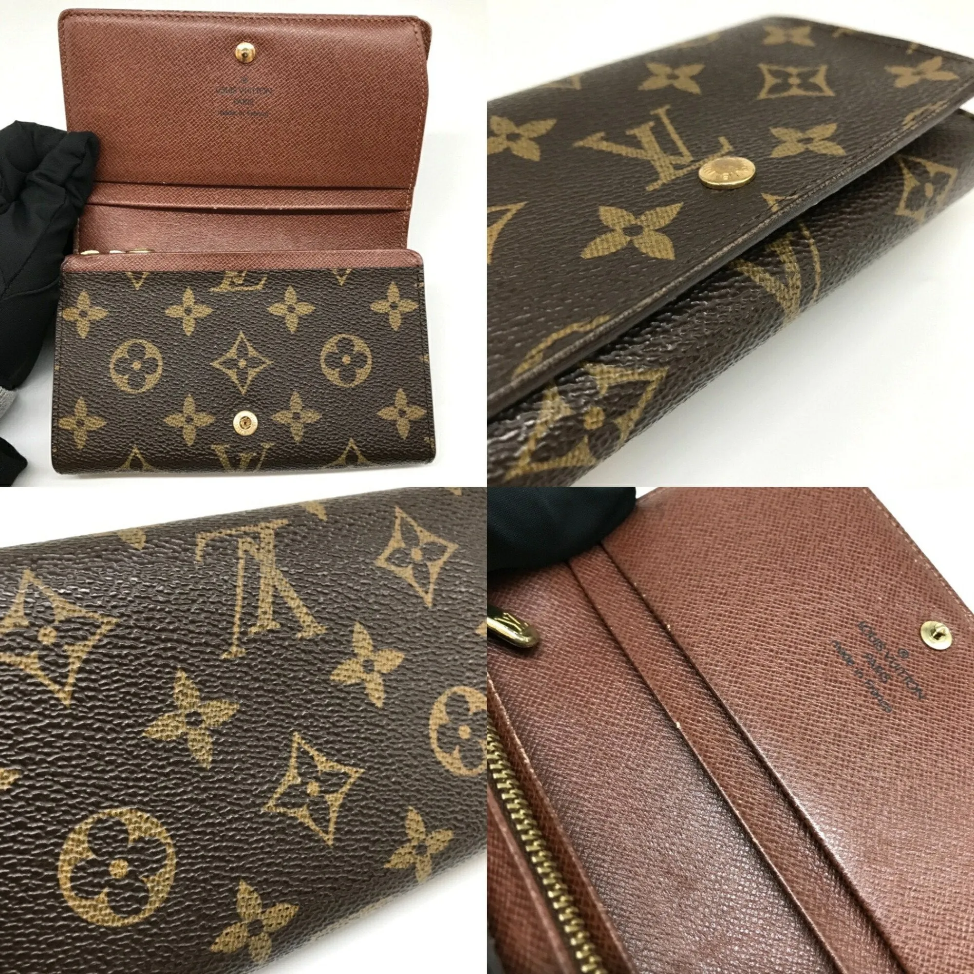 Louis Vuitton Monogram Monogram Middle Wallet (Bi-Fold) (Pre-Owned)