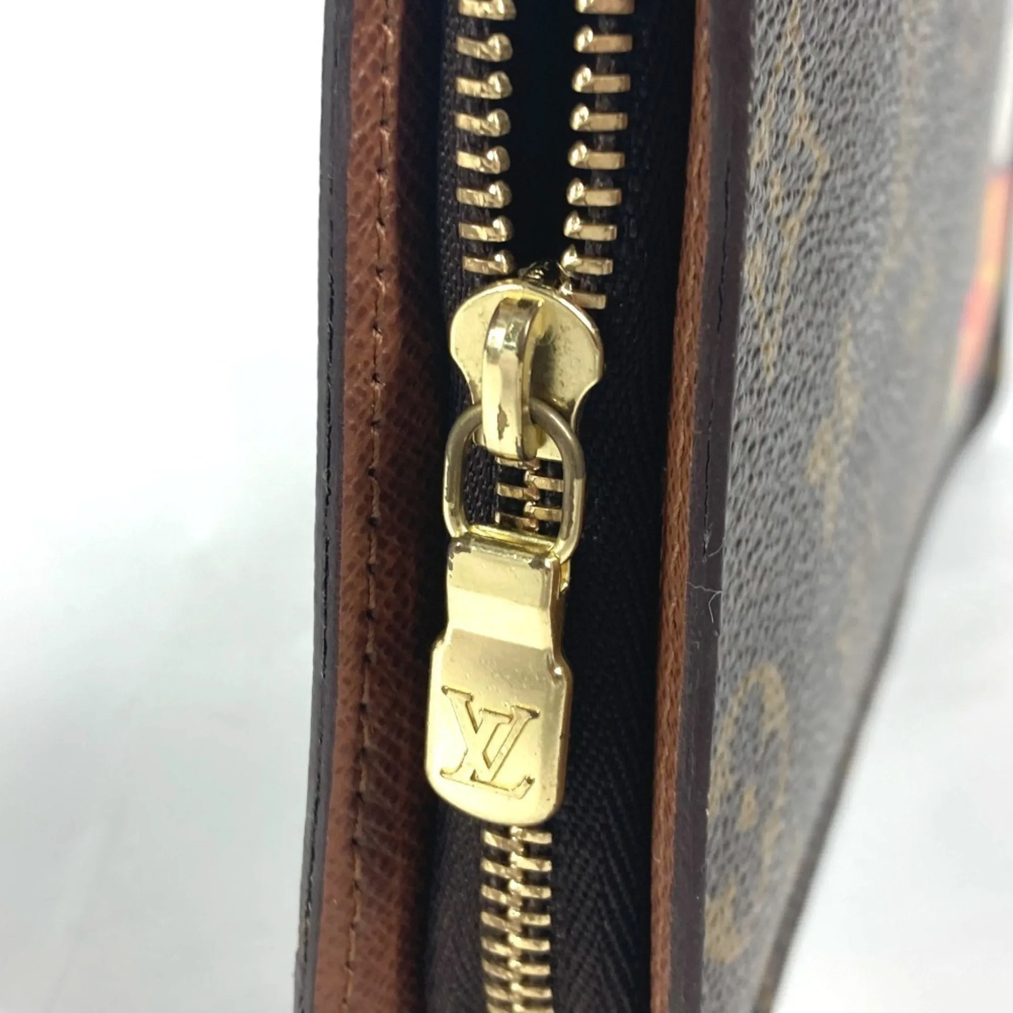 Louis Vuitton Monogram Panda Monogram Monogram Long Wallet (Bi-Fold) (Pre-Owned)