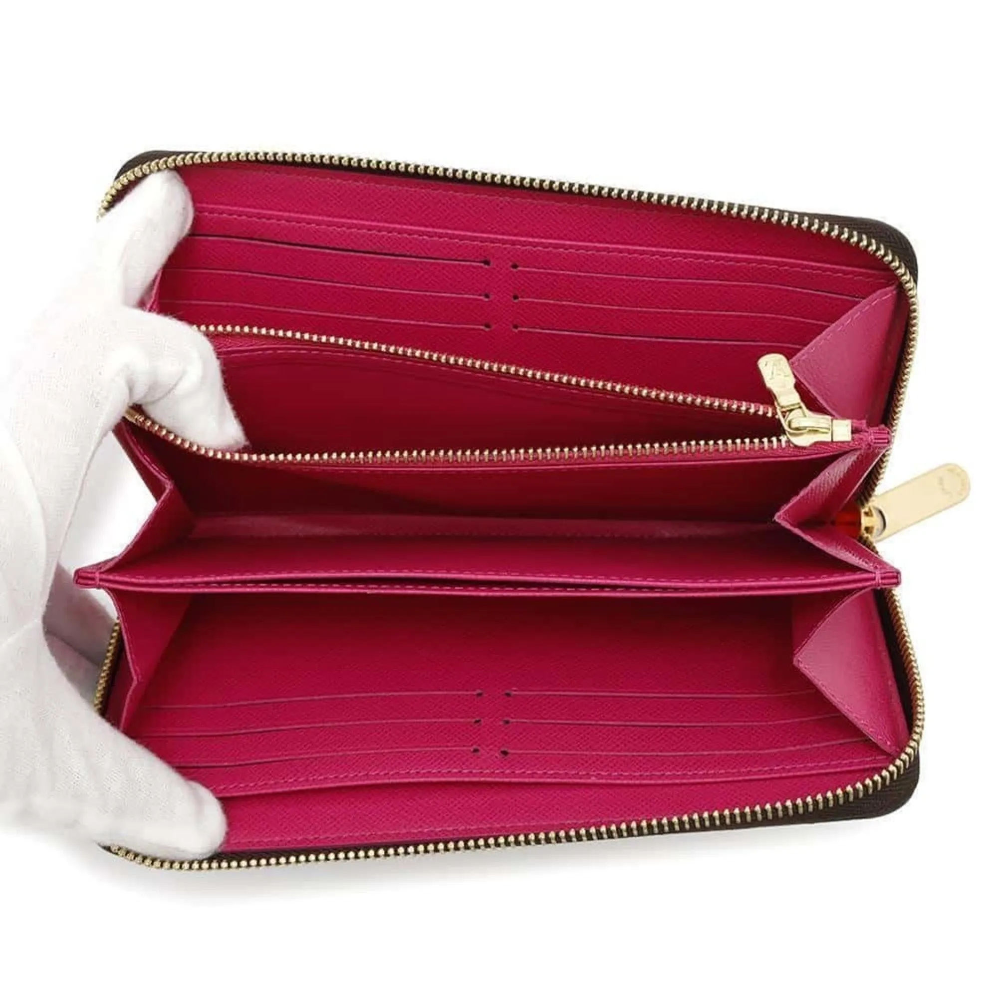 Louis Vuitton Monogram pink Monogram Long Wallet (Bi-Fold) (Pre-Owned)