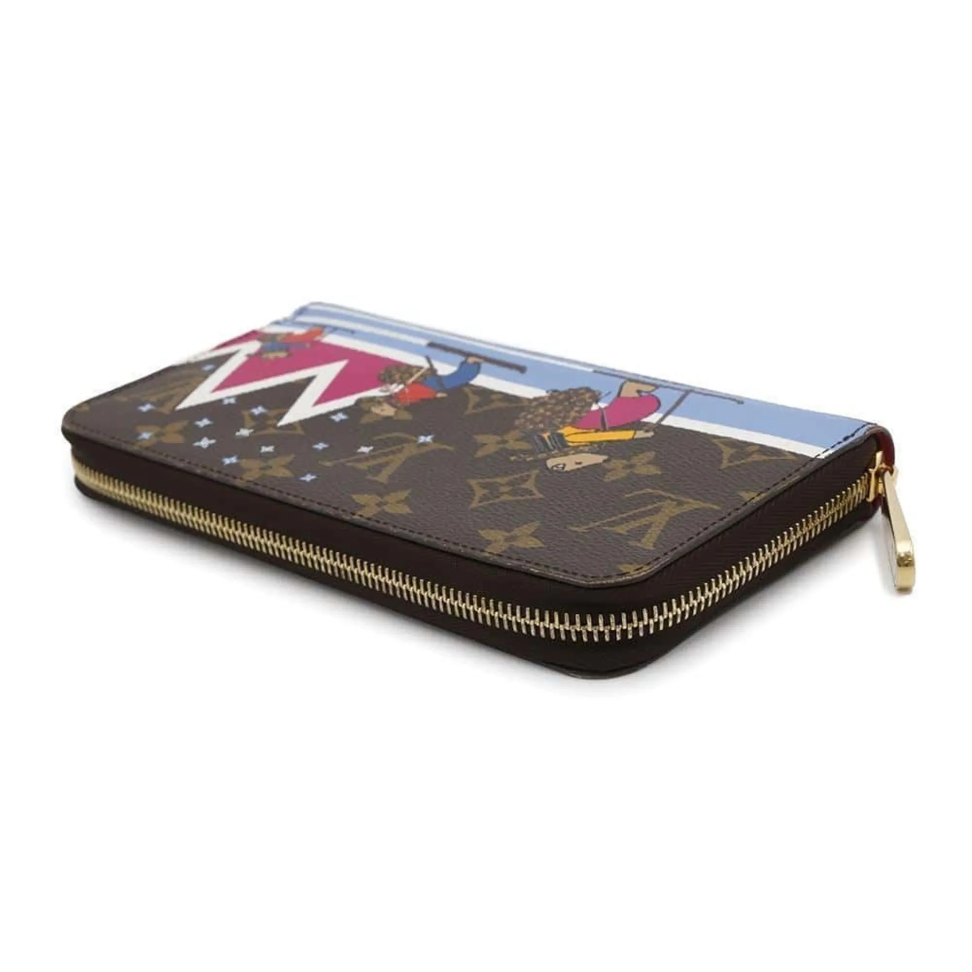 Louis Vuitton Monogram pink Monogram Long Wallet (Bi-Fold) (Pre-Owned)