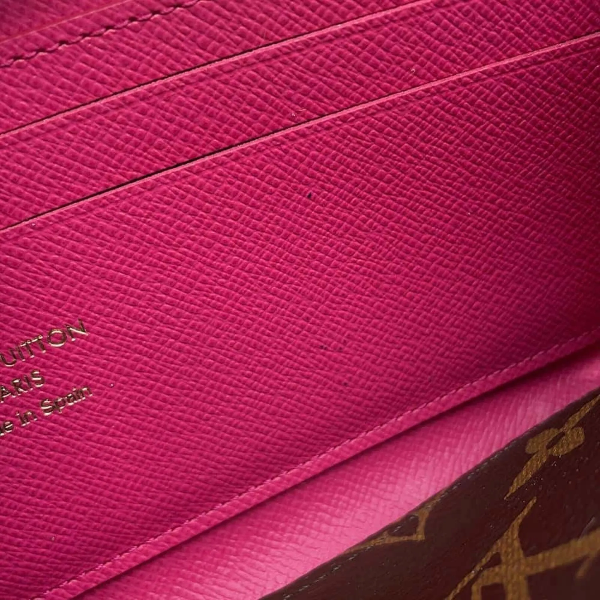 Louis Vuitton Monogram pink Monogram Long Wallet (Bi-Fold) (Pre-Owned)