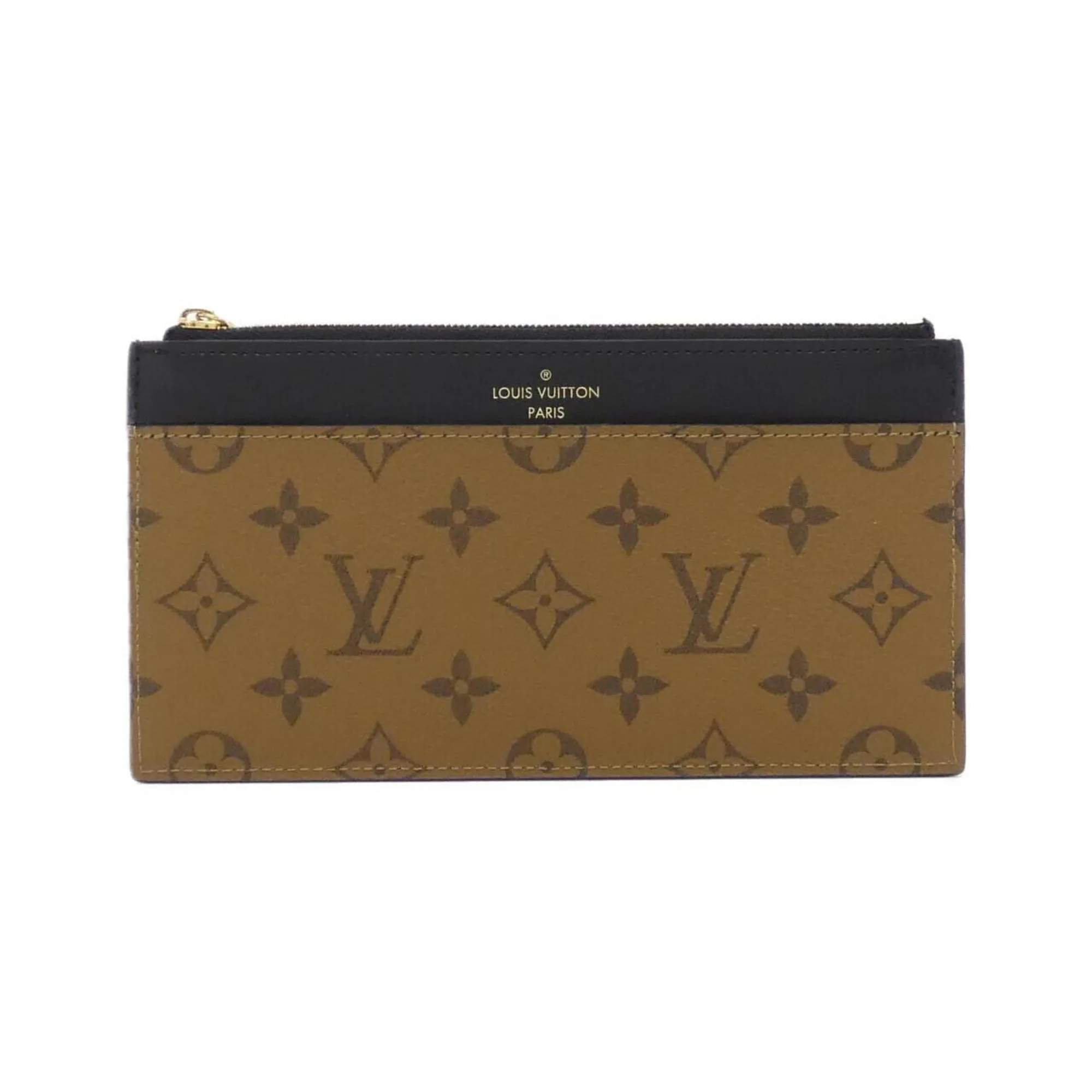 Louis Vuitton Monogram Reverse Coated Canvas Long Wallet (Bi-Fold) (Pre-Owned)