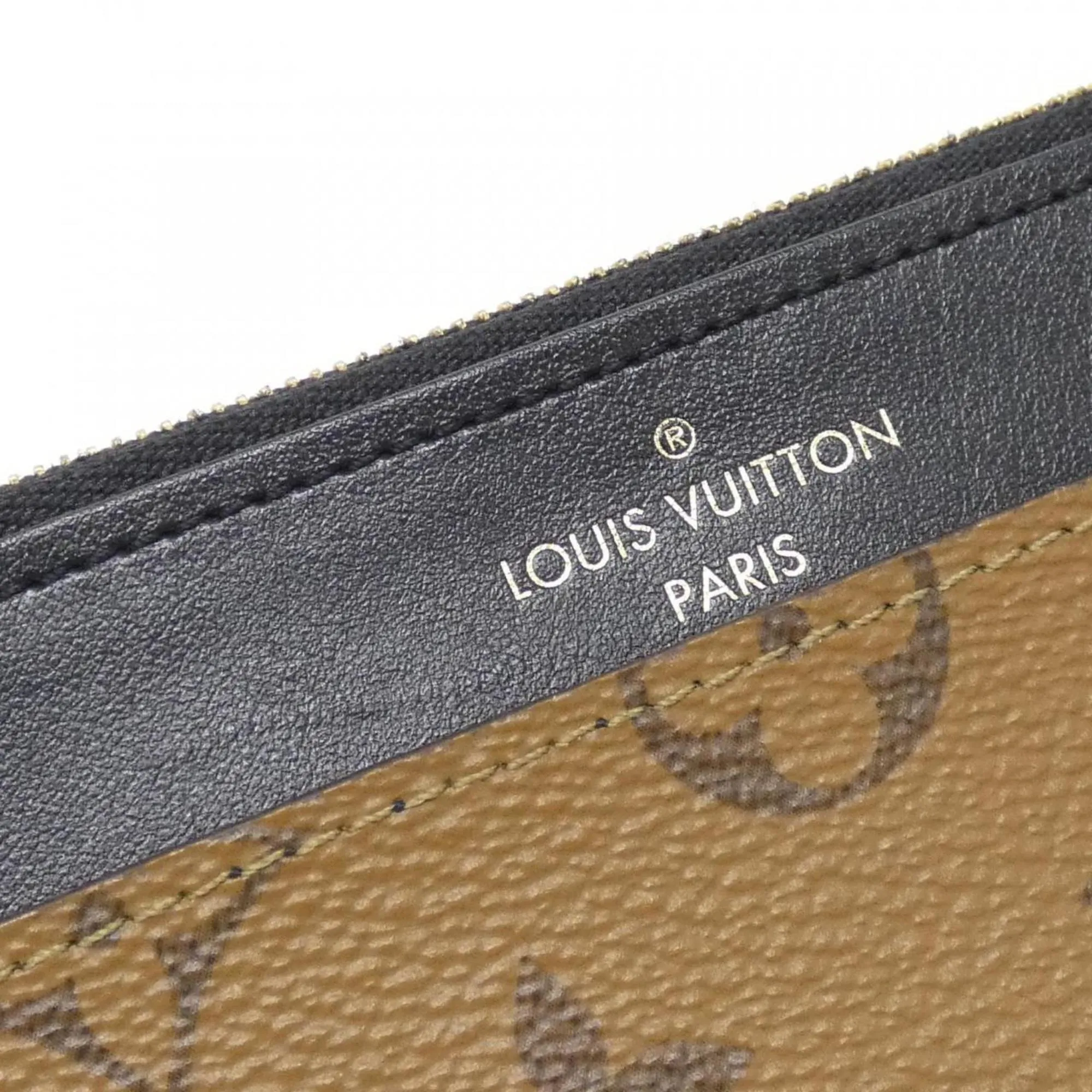 Louis Vuitton Monogram Reverse Coated Canvas Long Wallet (Bi-Fold) (Pre-Owned)