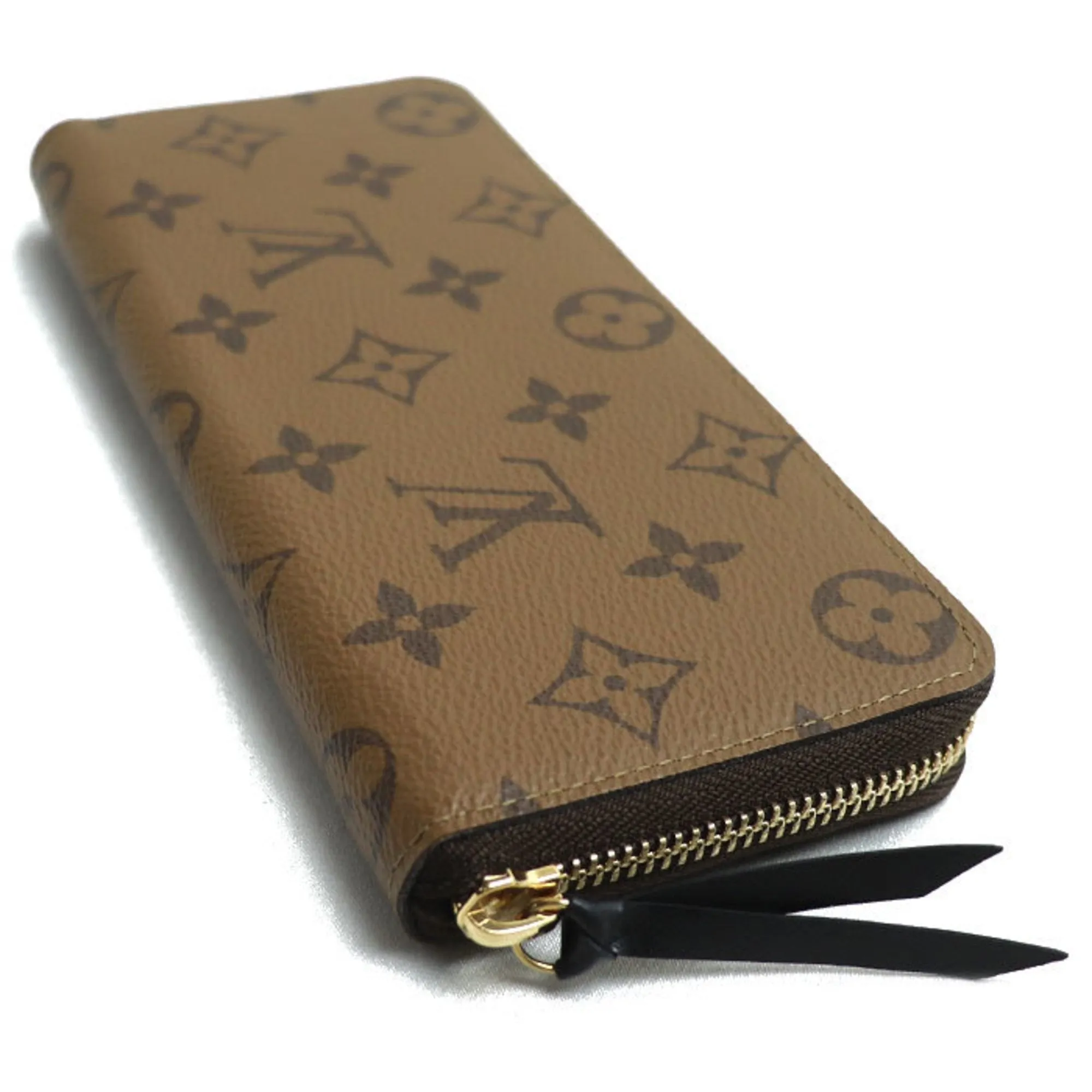 Louis Vuitton Monogram Reverse Monogram Reverse Long Wallet (Bi-Fold) (Pre-Owned)