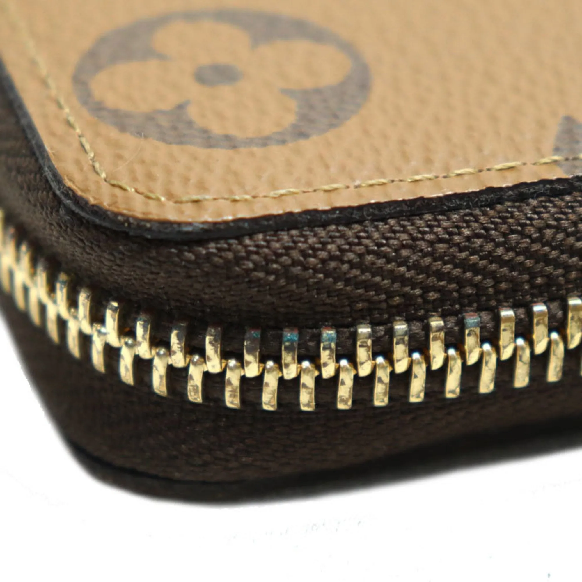 Louis Vuitton Monogram Reverse Monogram Reverse Long Wallet (Bi-Fold) (Pre-Owned)