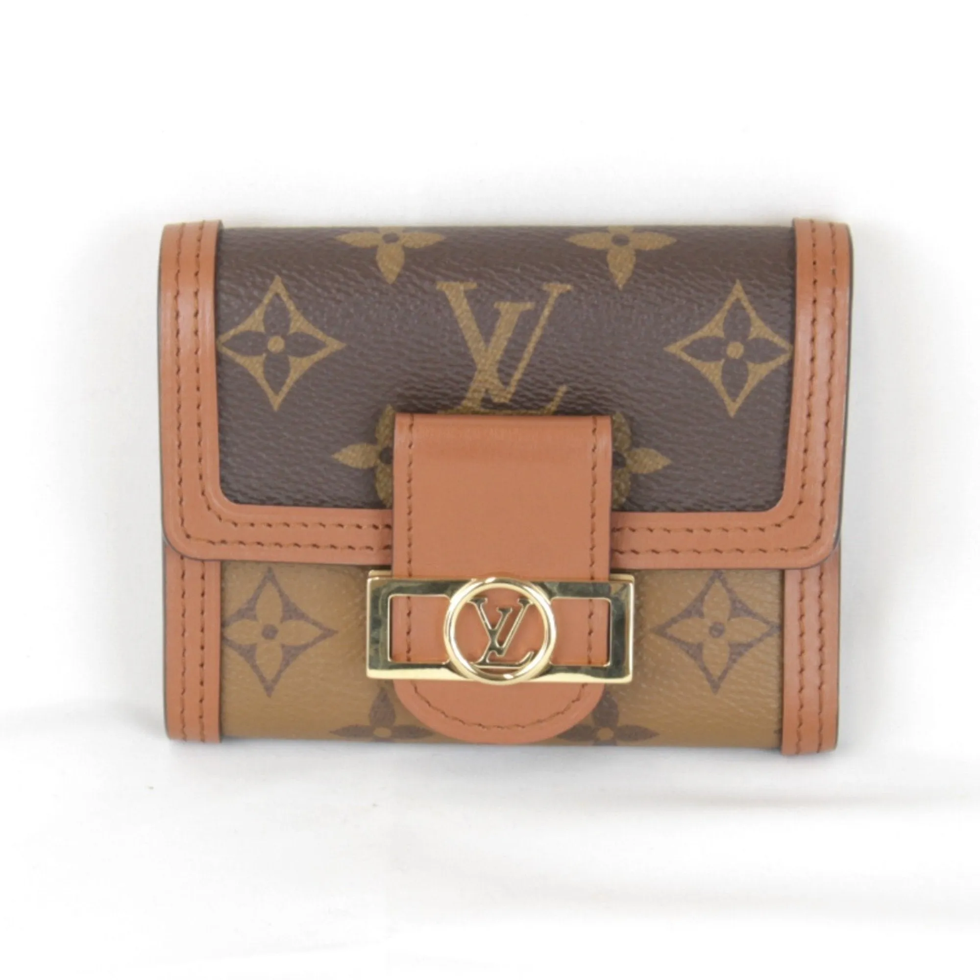 Louis Vuitton Monogram Reverse Wallet (Tri-Fold) (Pre-Owned)