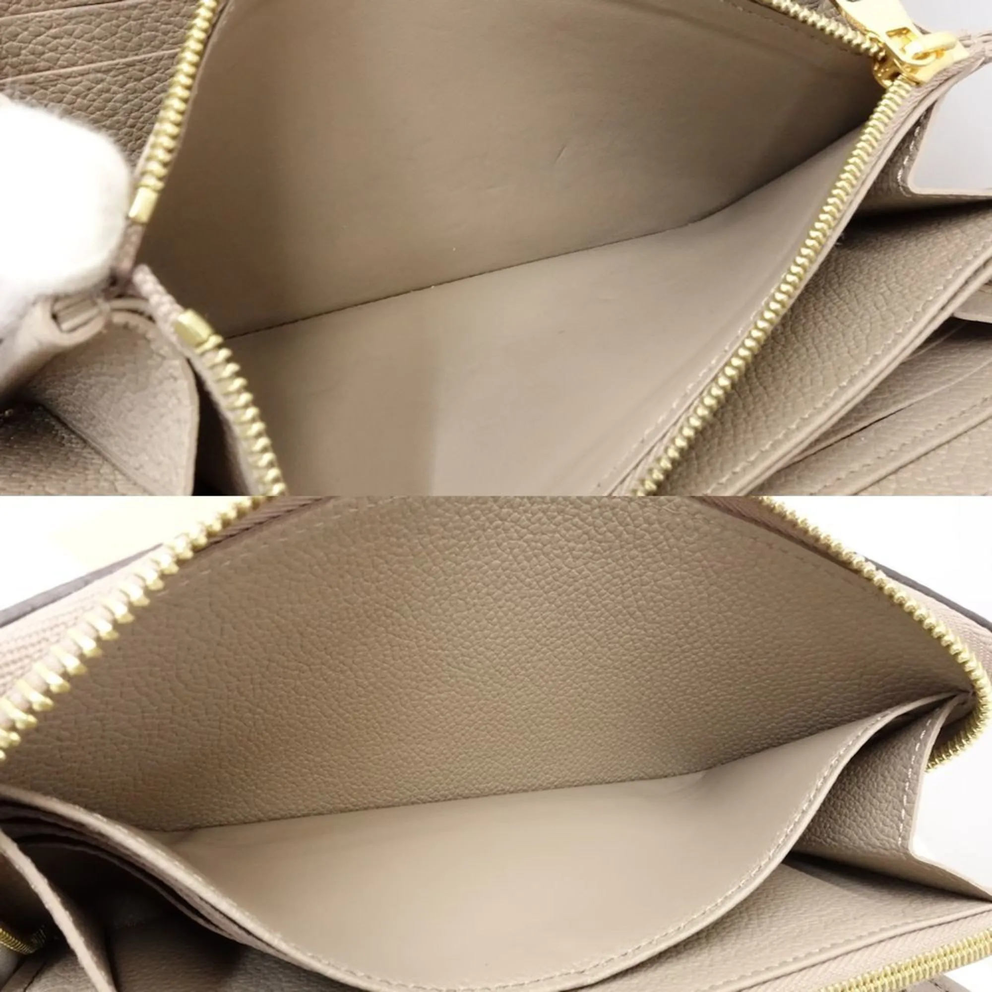 Louis Vuitton Monogram Tourterelle Monogram Empreinte Long Wallet (Bi-Fold) (Pre-Owned)