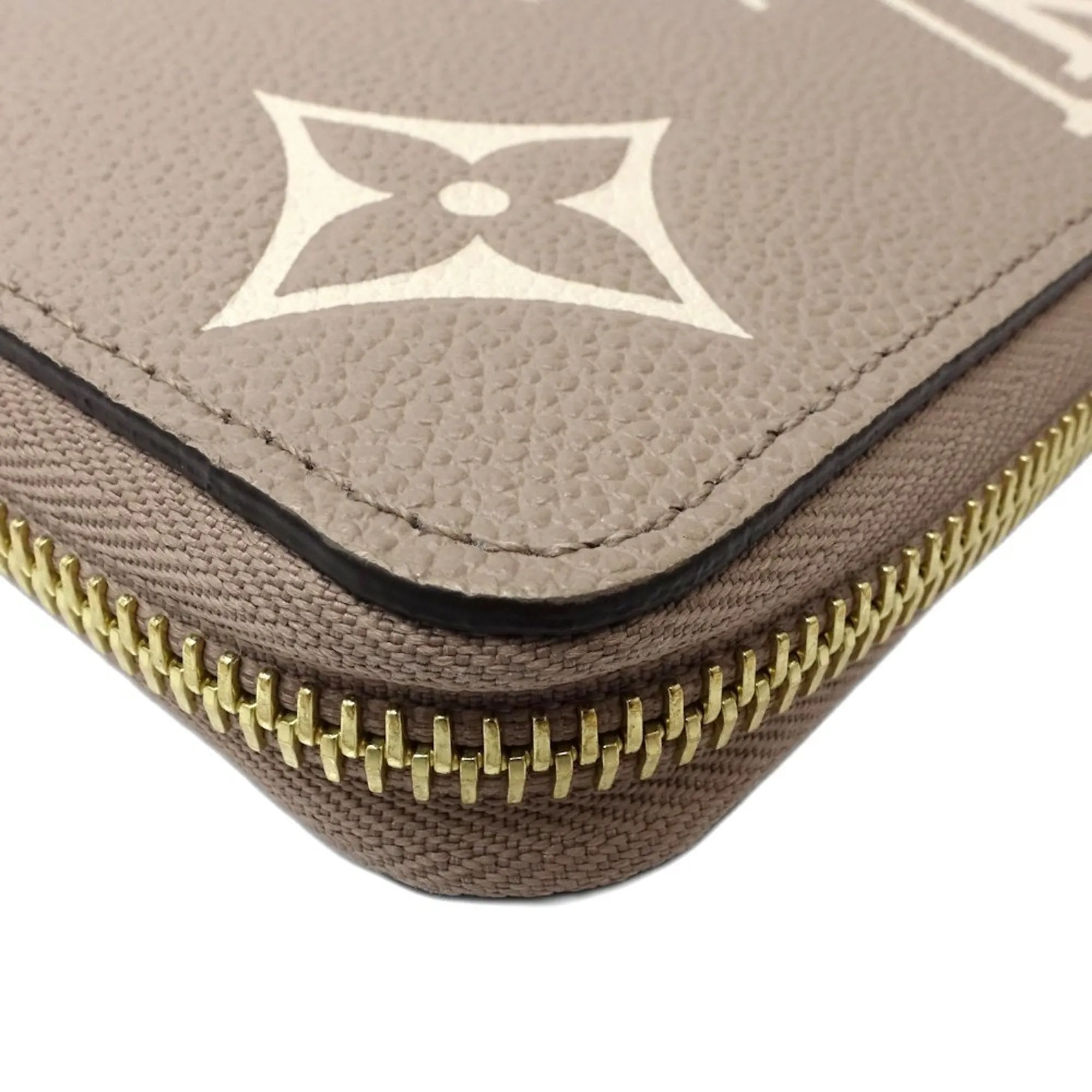 Louis Vuitton Monogram Tourterelle Monogram Empreinte Long Wallet (Bi-Fold) (Pre-Owned)