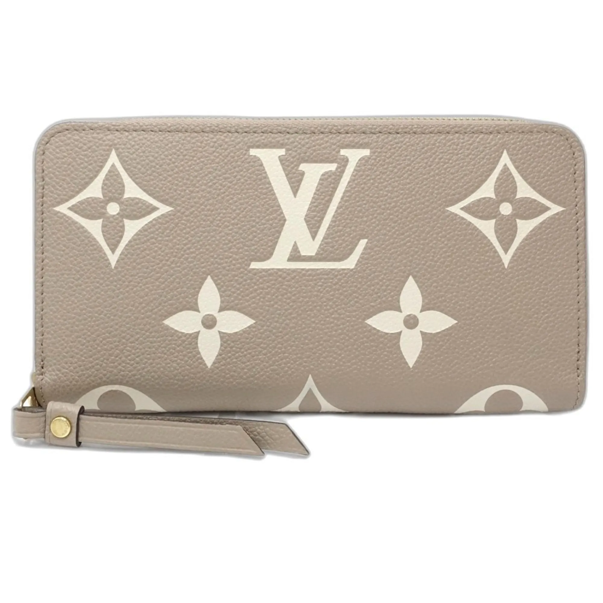 Louis Vuitton Monogram Tourterelle Monogram Empreinte Long Wallet (Bi-Fold) (Pre-Owned)