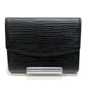 Louis Vuitton Noir Epi Leather Coin Purse/Coin Case (Pre-Owned)