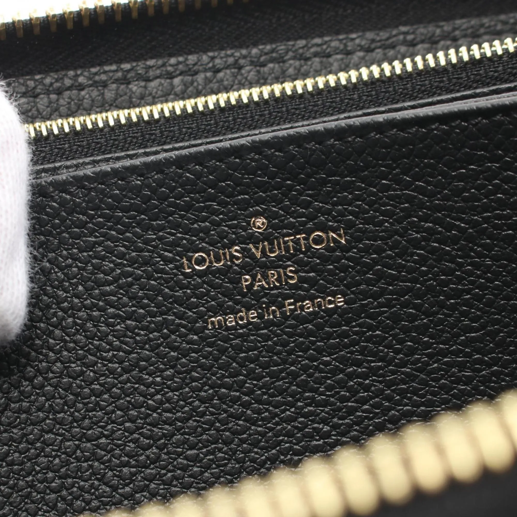 Louis Vuitton Noir Monogram Empreinte Long Bill Wallet (Bi-Fold) (Pre-Owned)