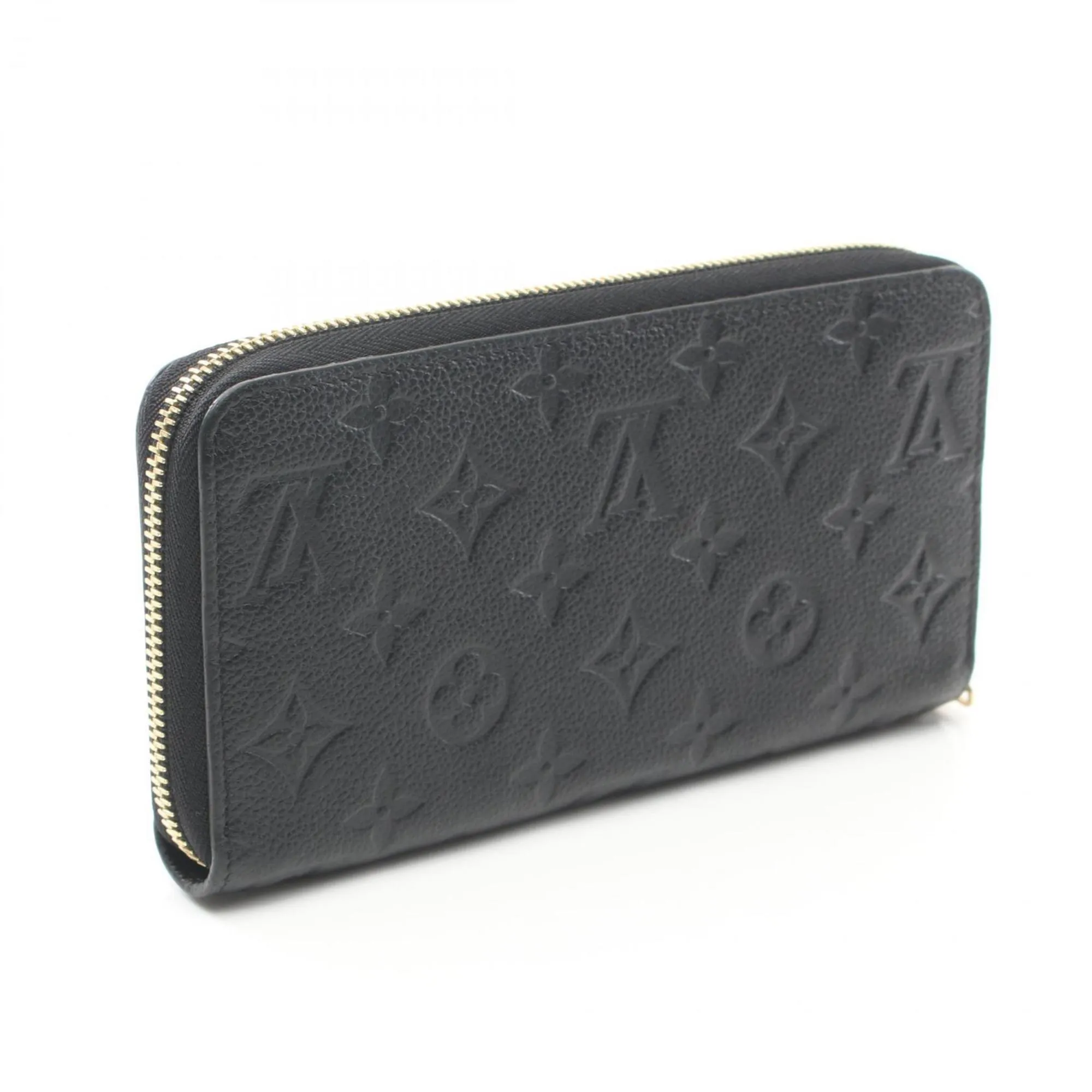 Louis Vuitton Noir Monogram Empreinte Long Bill Wallet (Bi-Fold) (Pre-Owned)