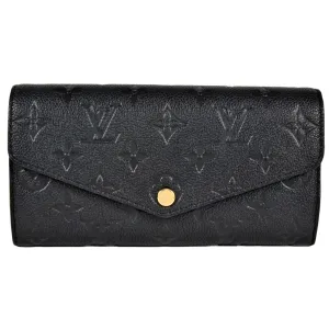 Louis Vuitton Noir Monogram Empreinte Long Wallet (Bi-Fold) (Pre-Owned)