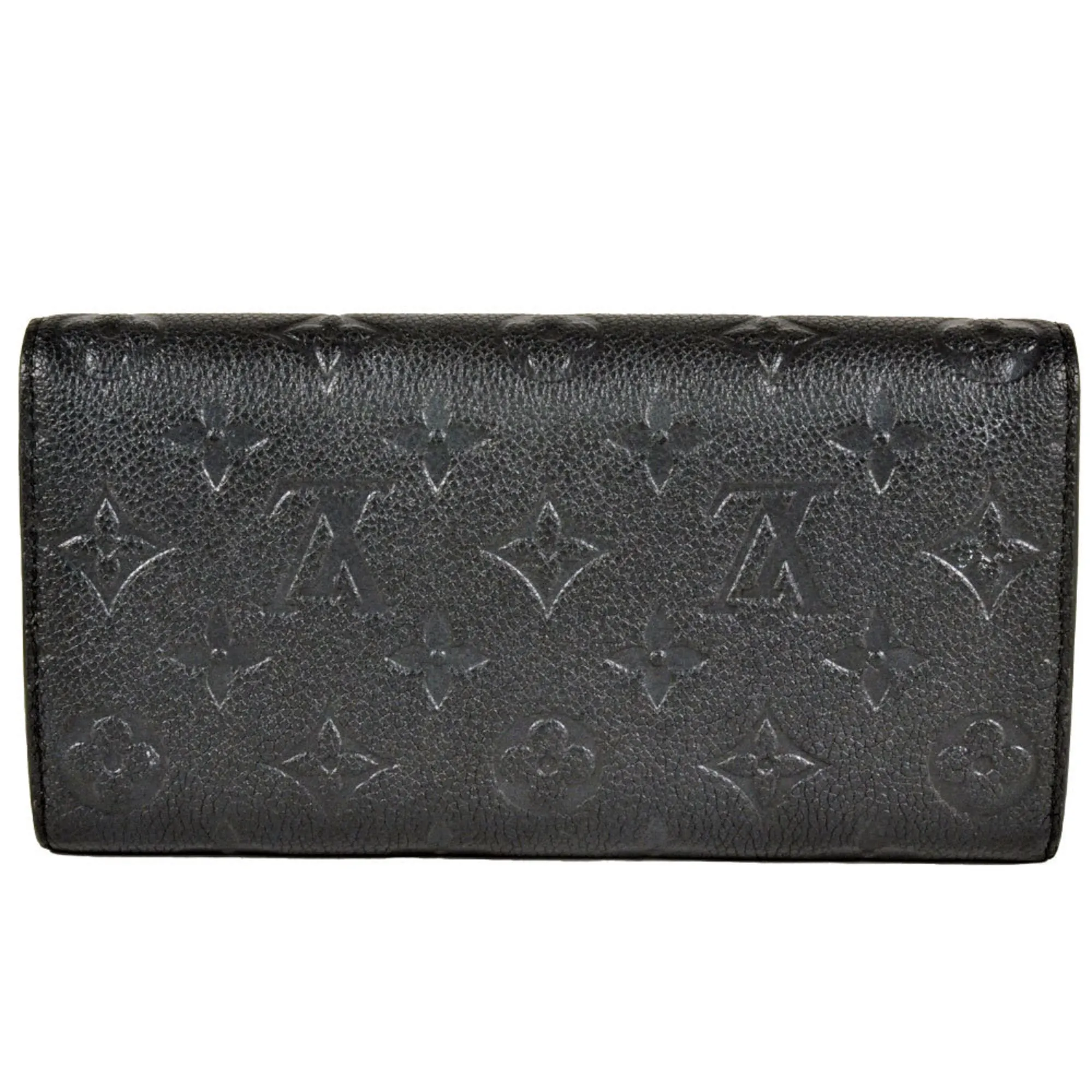 Louis Vuitton Noir Monogram Empreinte Long Wallet (Bi-Fold) (Pre-Owned)