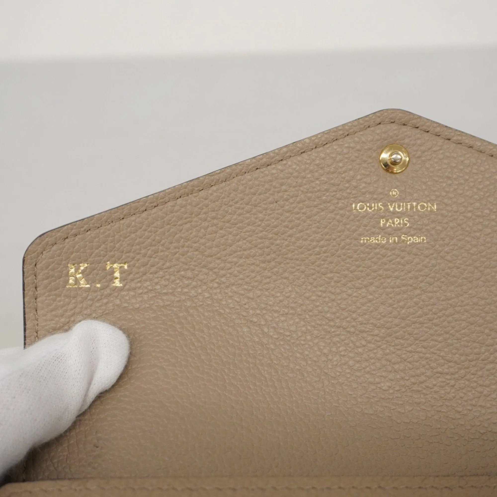 Louis Vuitton Noir Tourterelle Long Wallet (Bi-Fold) (Pre-Owned)
