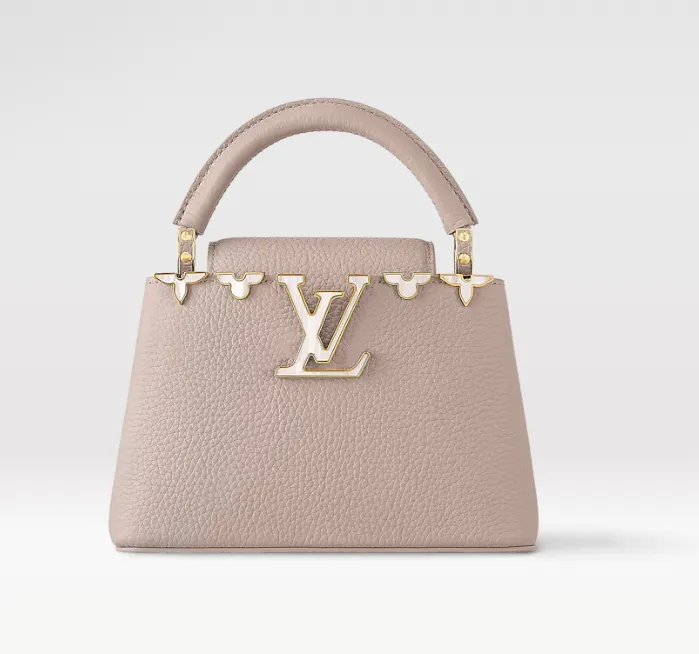 Louis Vuitton  Taurillon Embellished Flower Crown Capucines